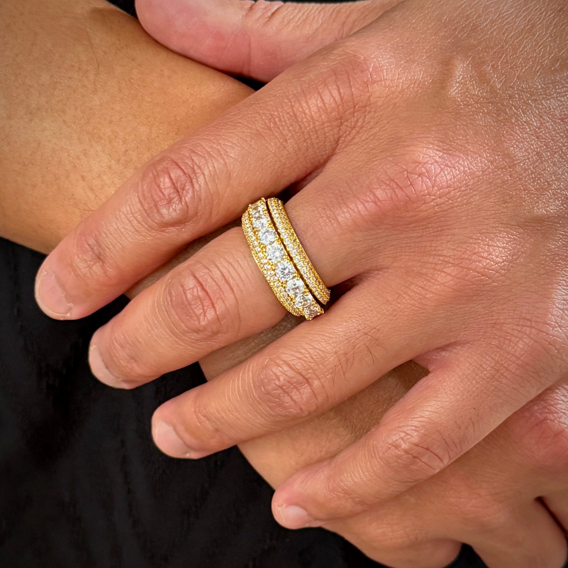 Rotating Diamond Ring