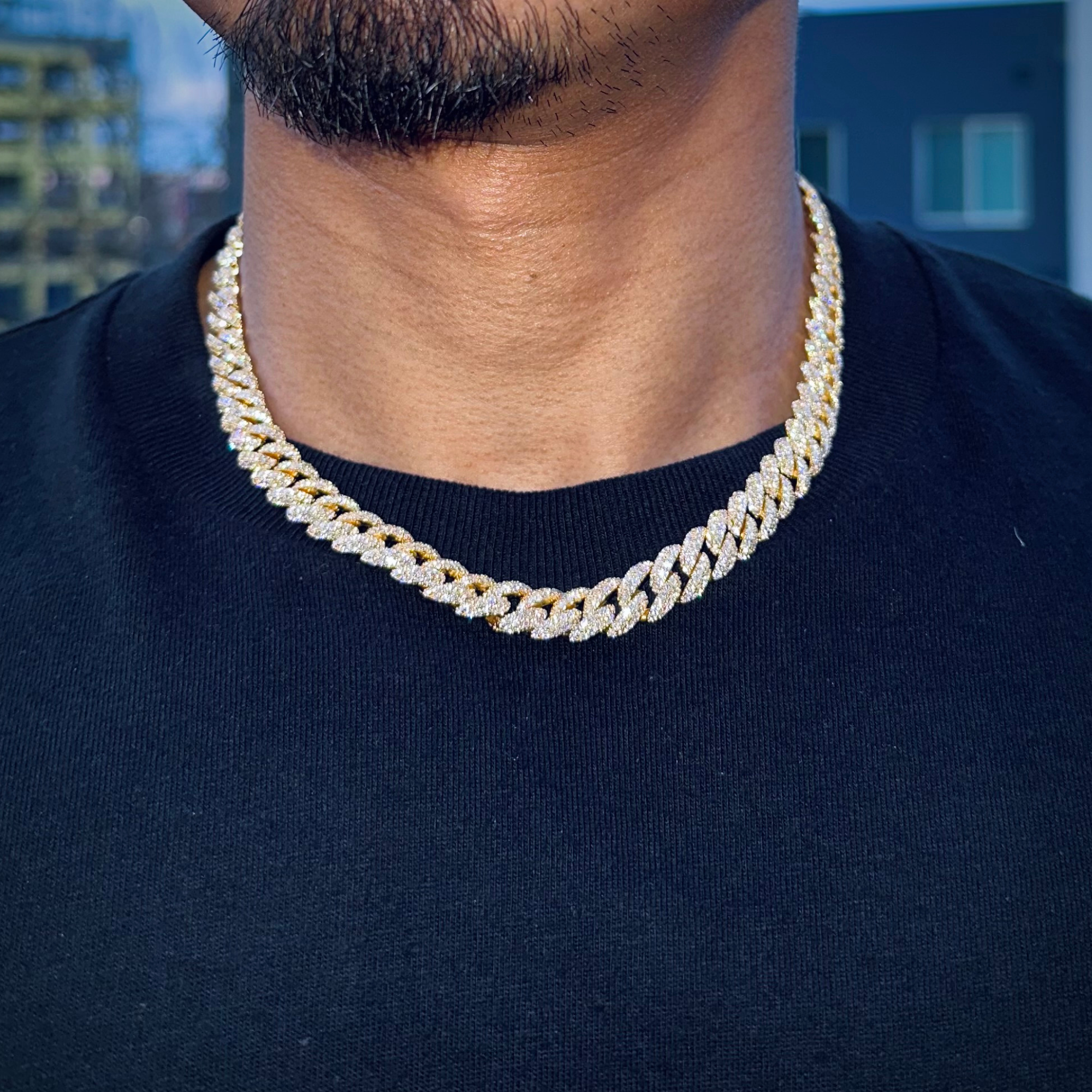 South Beach Diamond Chain 10mm