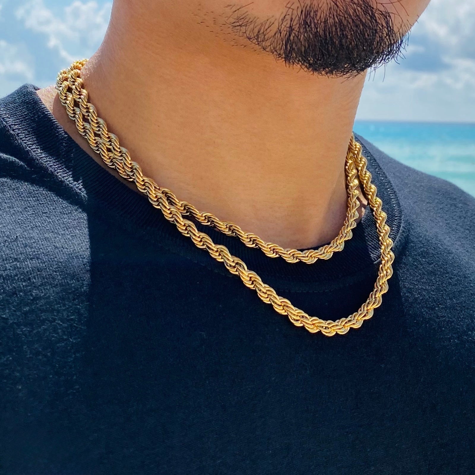 Classic Rope Chain Set 6mm