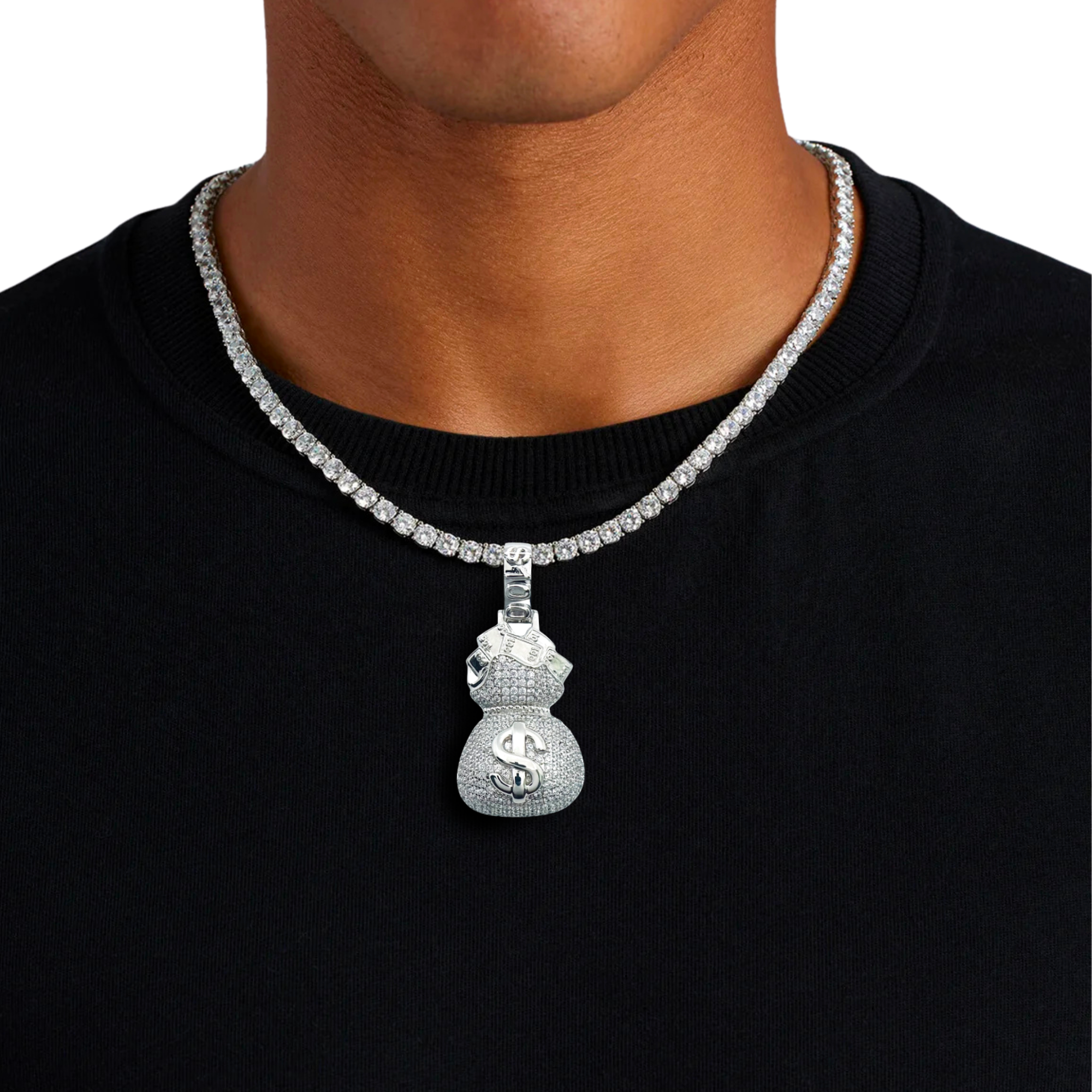 Hundo Bag Diamond Pendant