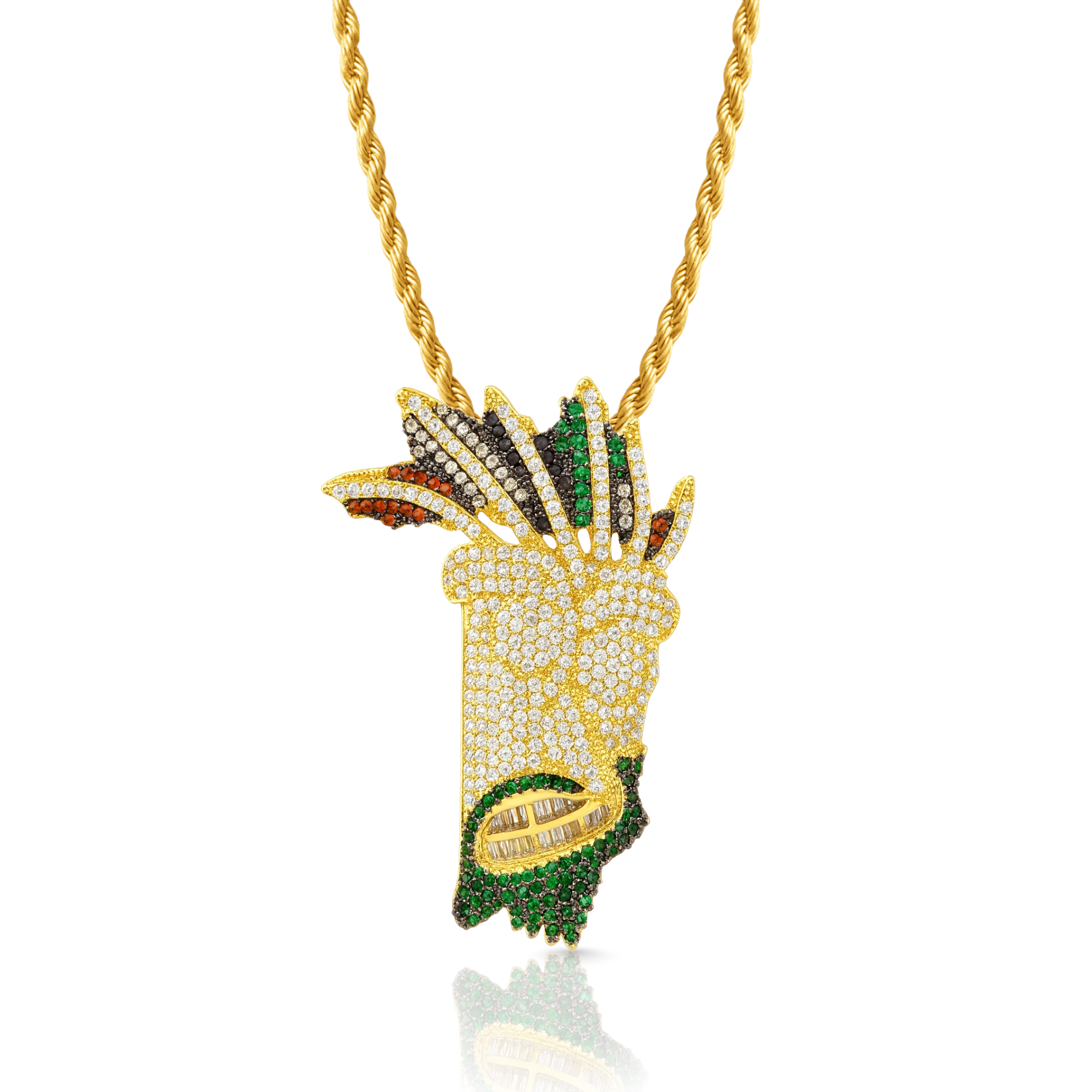 Crash “Aku Aku” Diamond Pendant