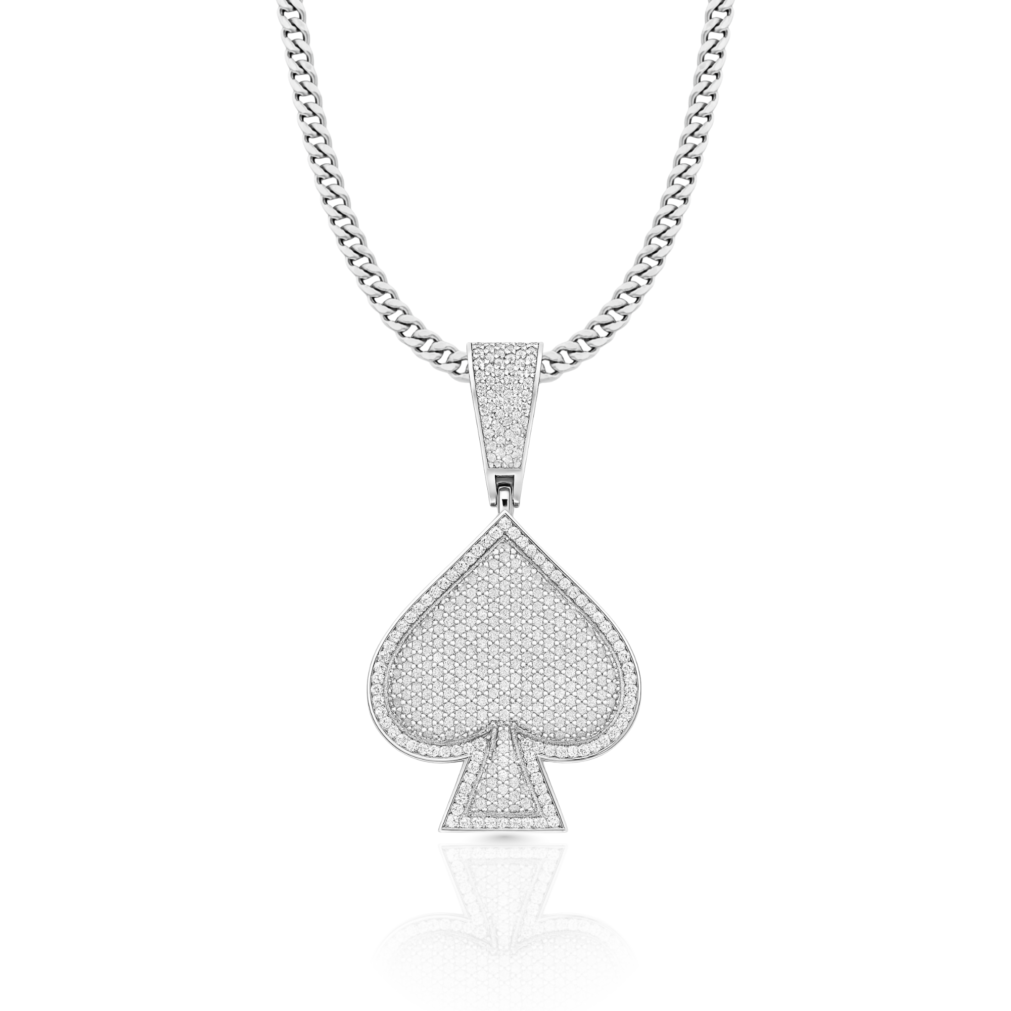 Ace of Spade Diamond Pendant