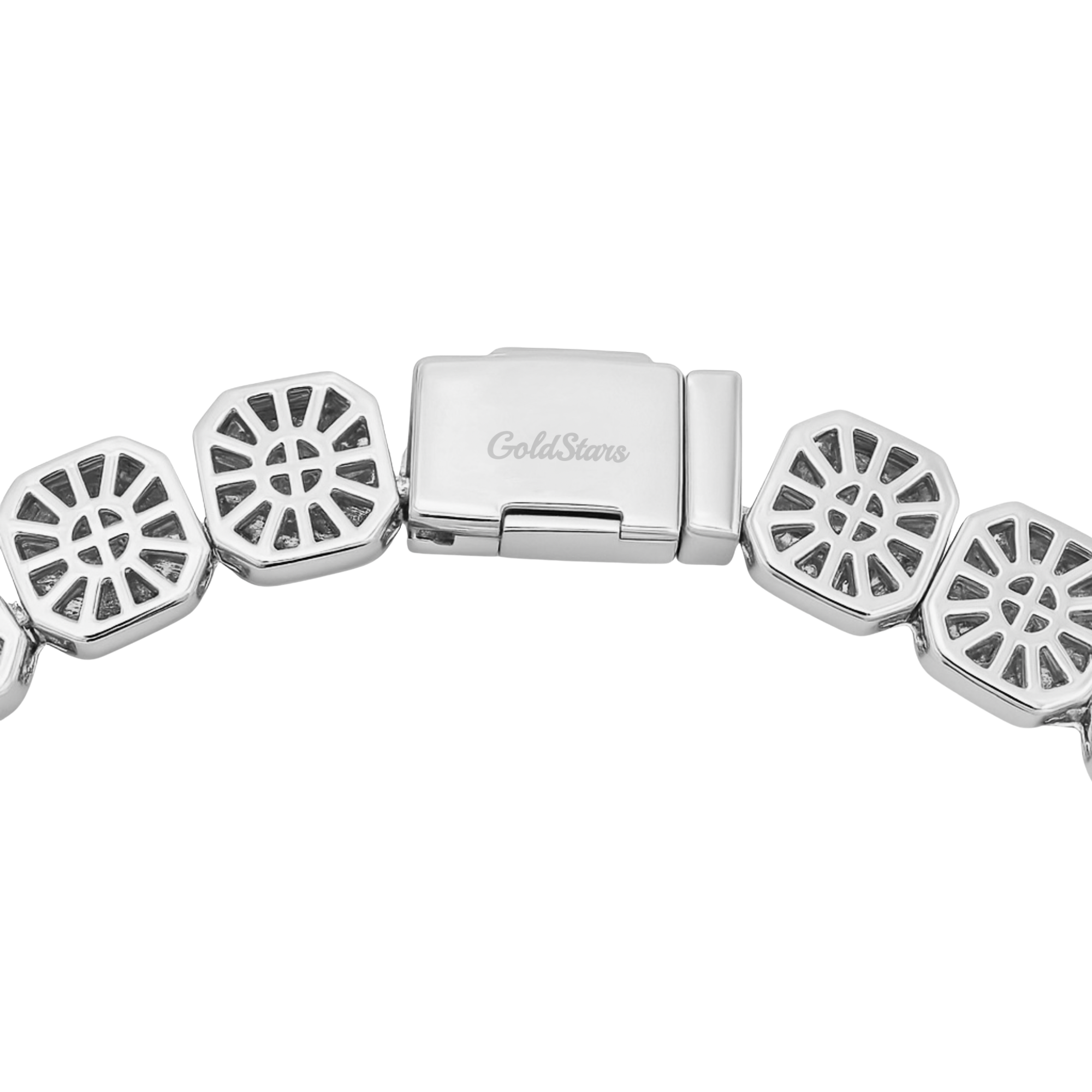 Clustered Tennis Bracelet 12mm