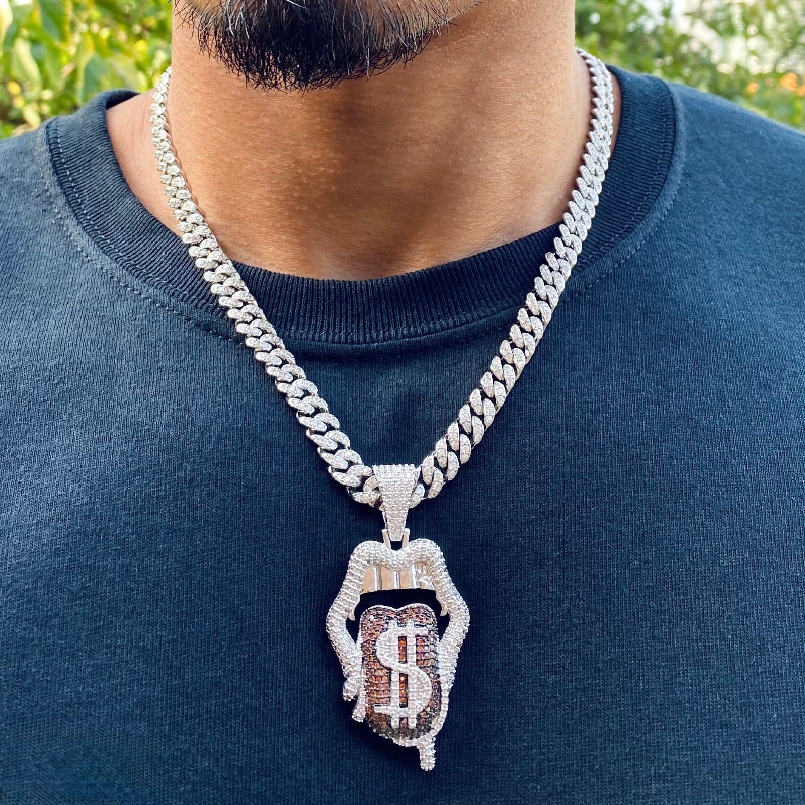 Money Talk Diamond Pendant