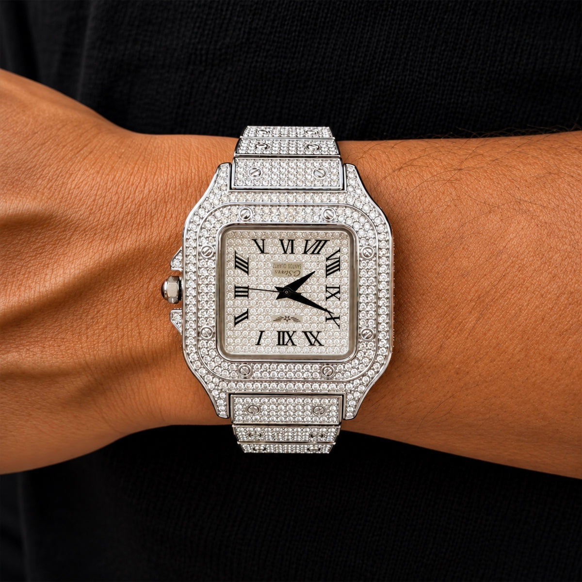 GStars Santos Diamond Watch