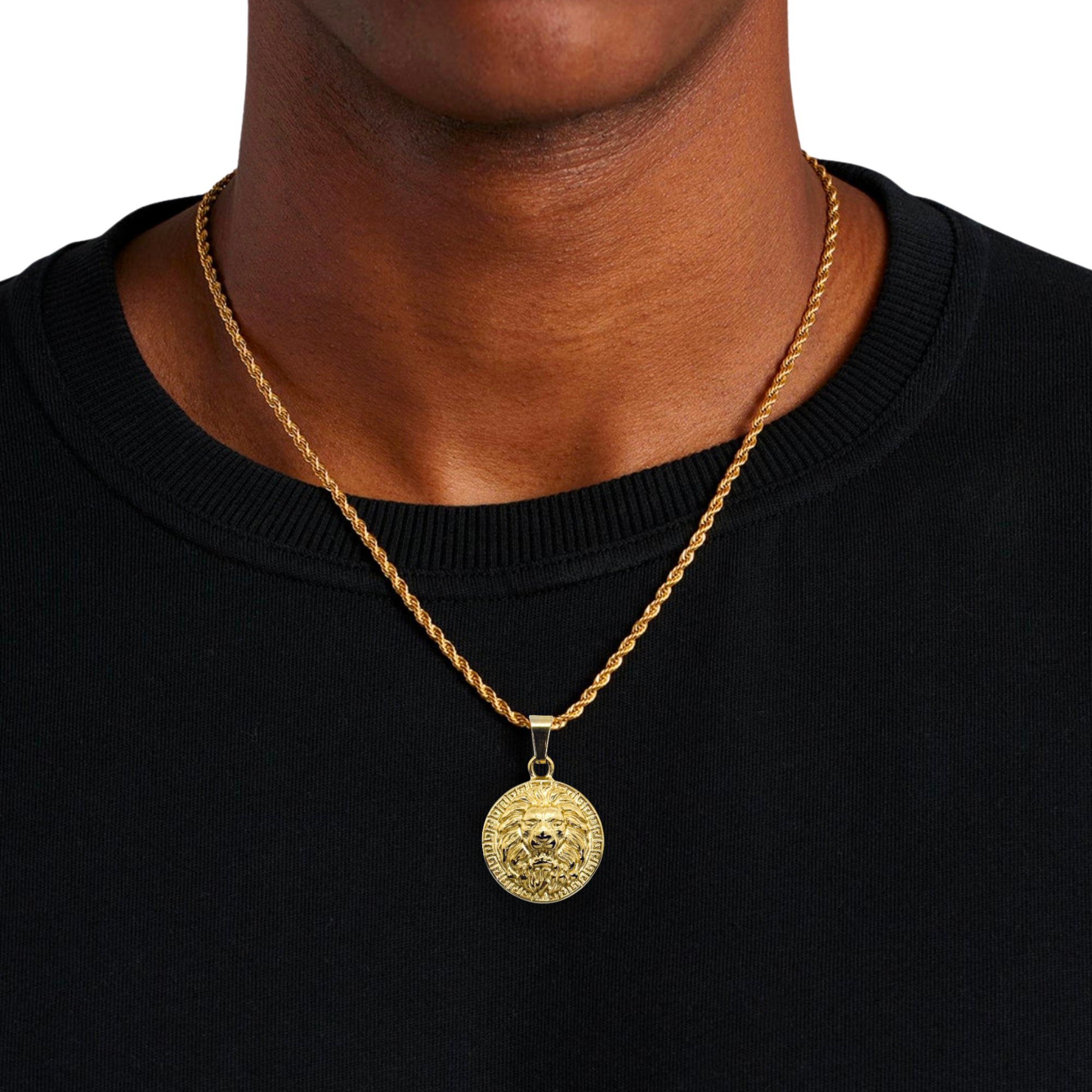 Lion Gold Pendant