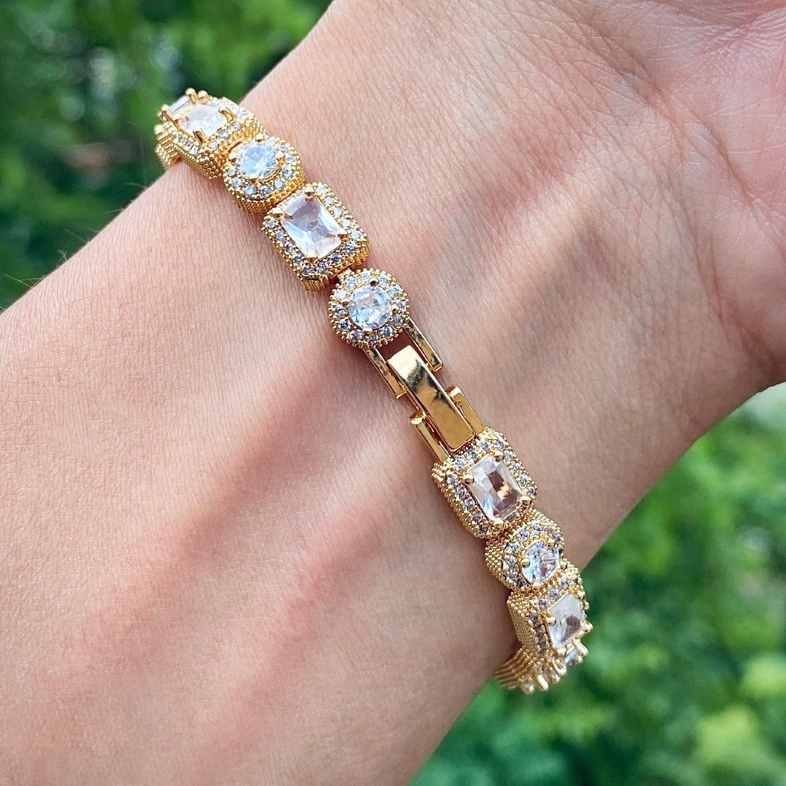 Mayan Diamond Bracelet 10mm