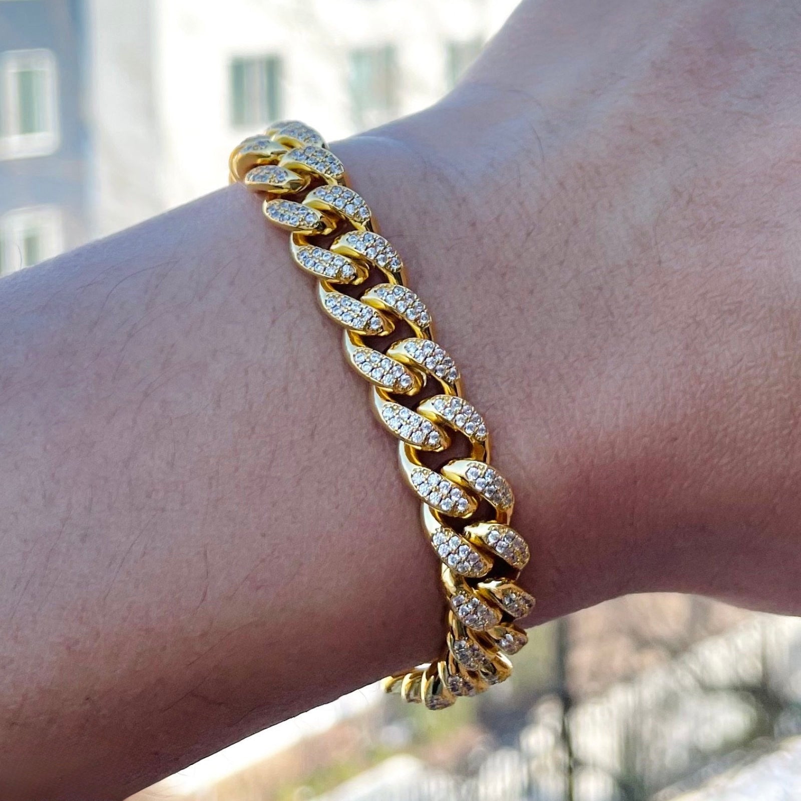 Miami Cuban Diamond Bracelet 10mm