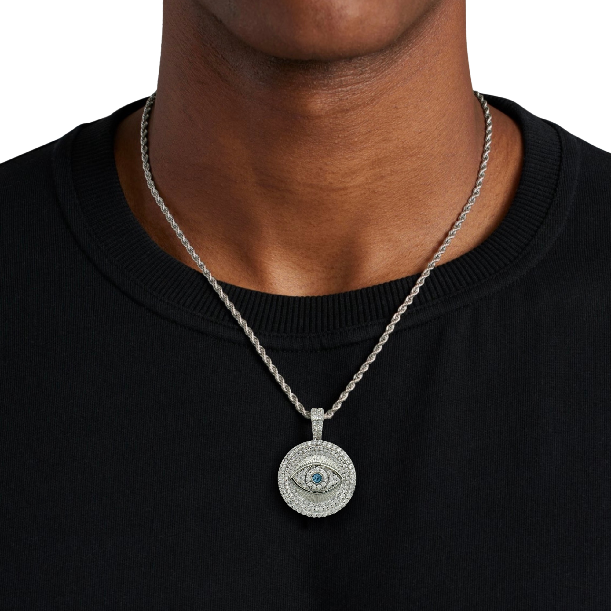 Evil Eye Diamond Pendant