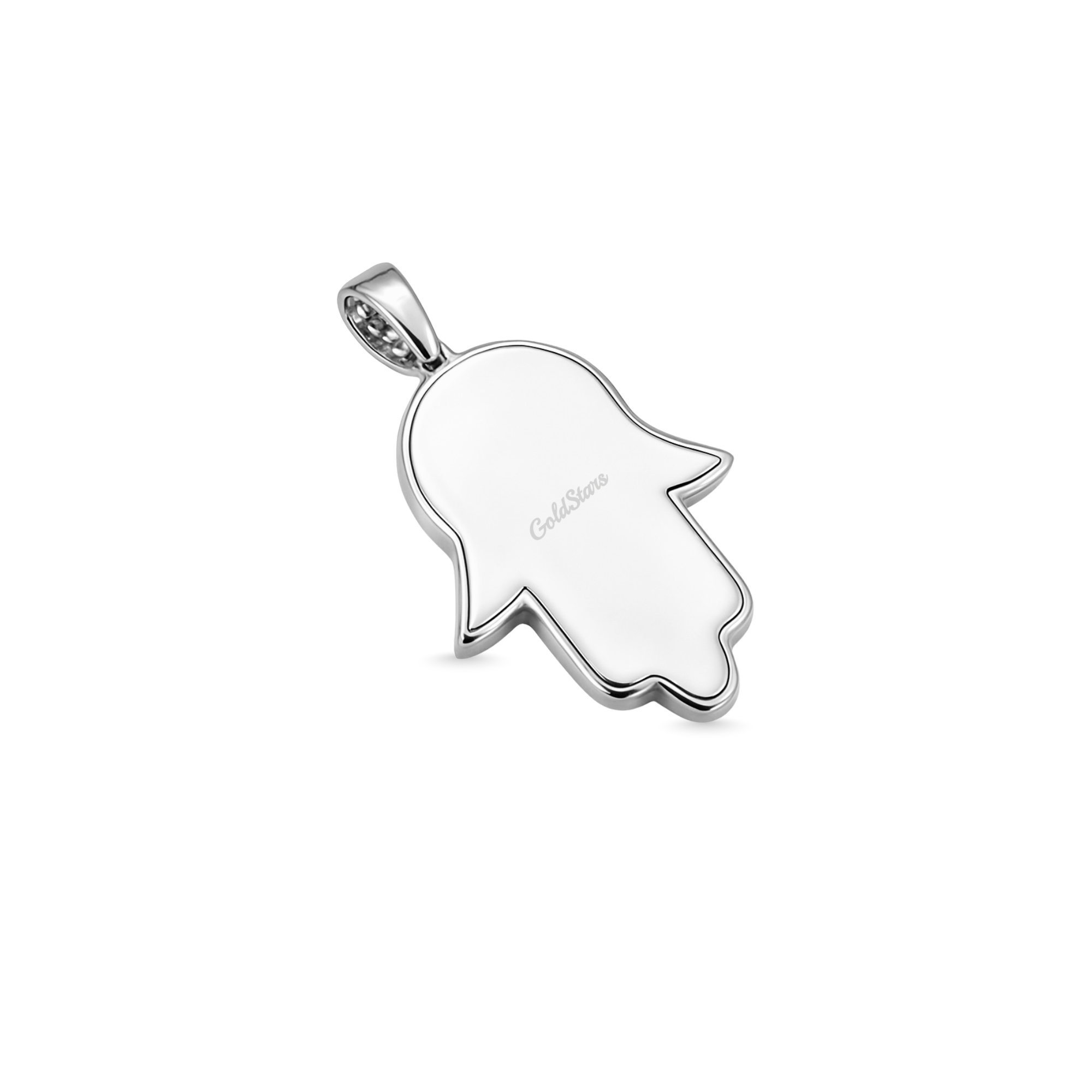 Hamsa Hand Diamond Pendant