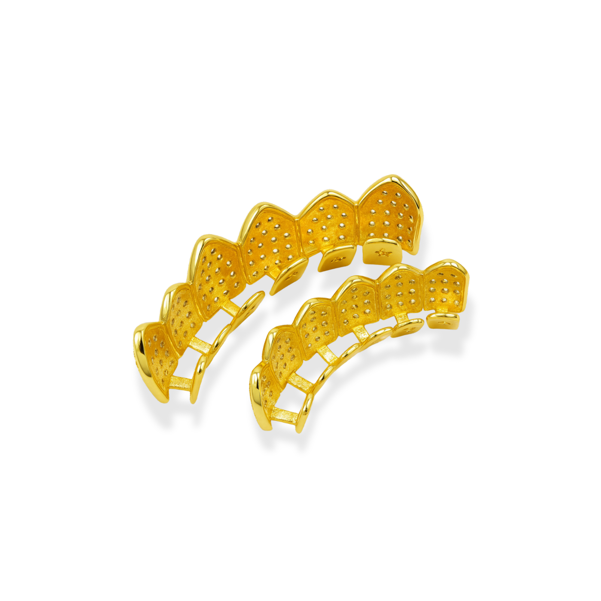 Gold Diamond Grillz
