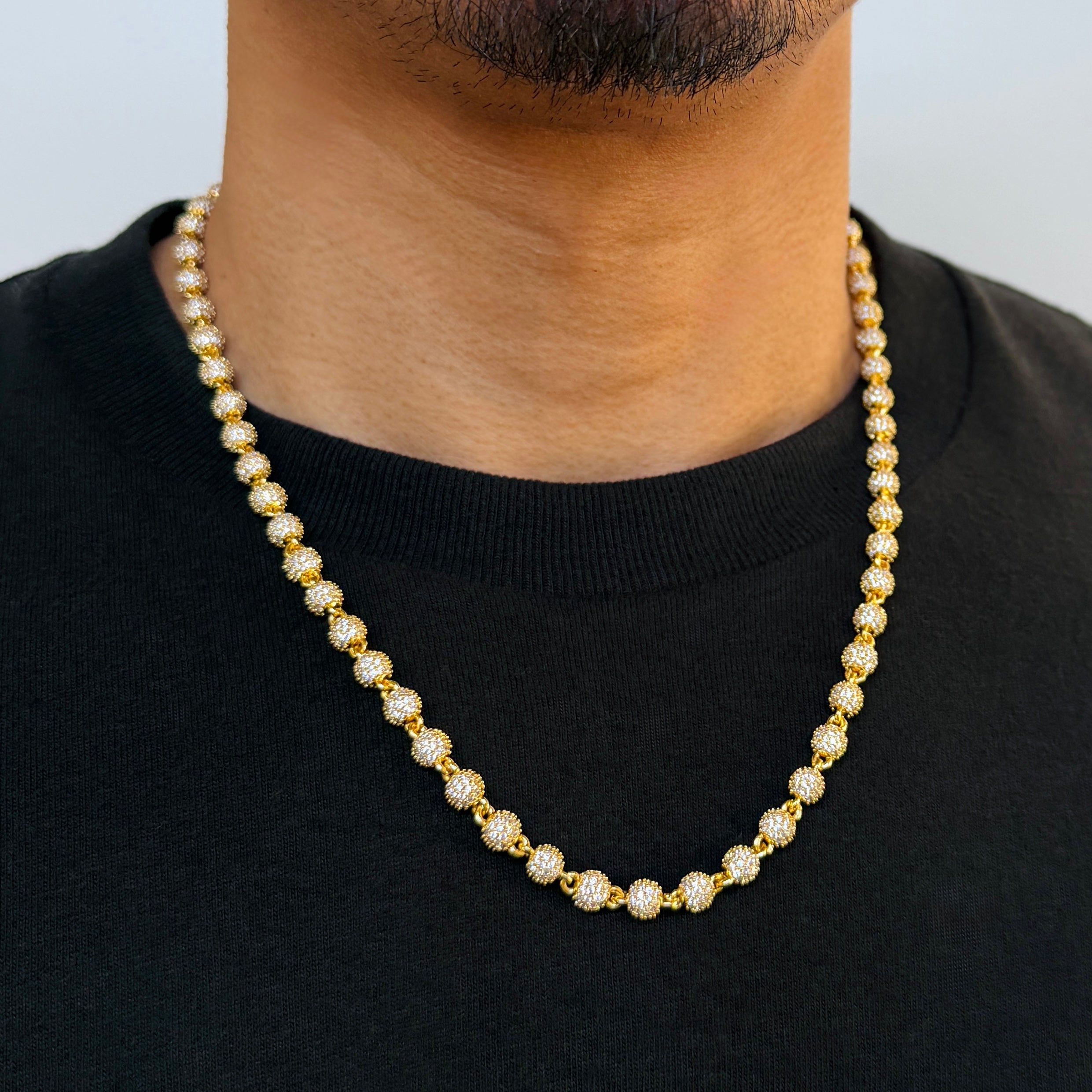 Iced Balls Diamond Chain 6mm