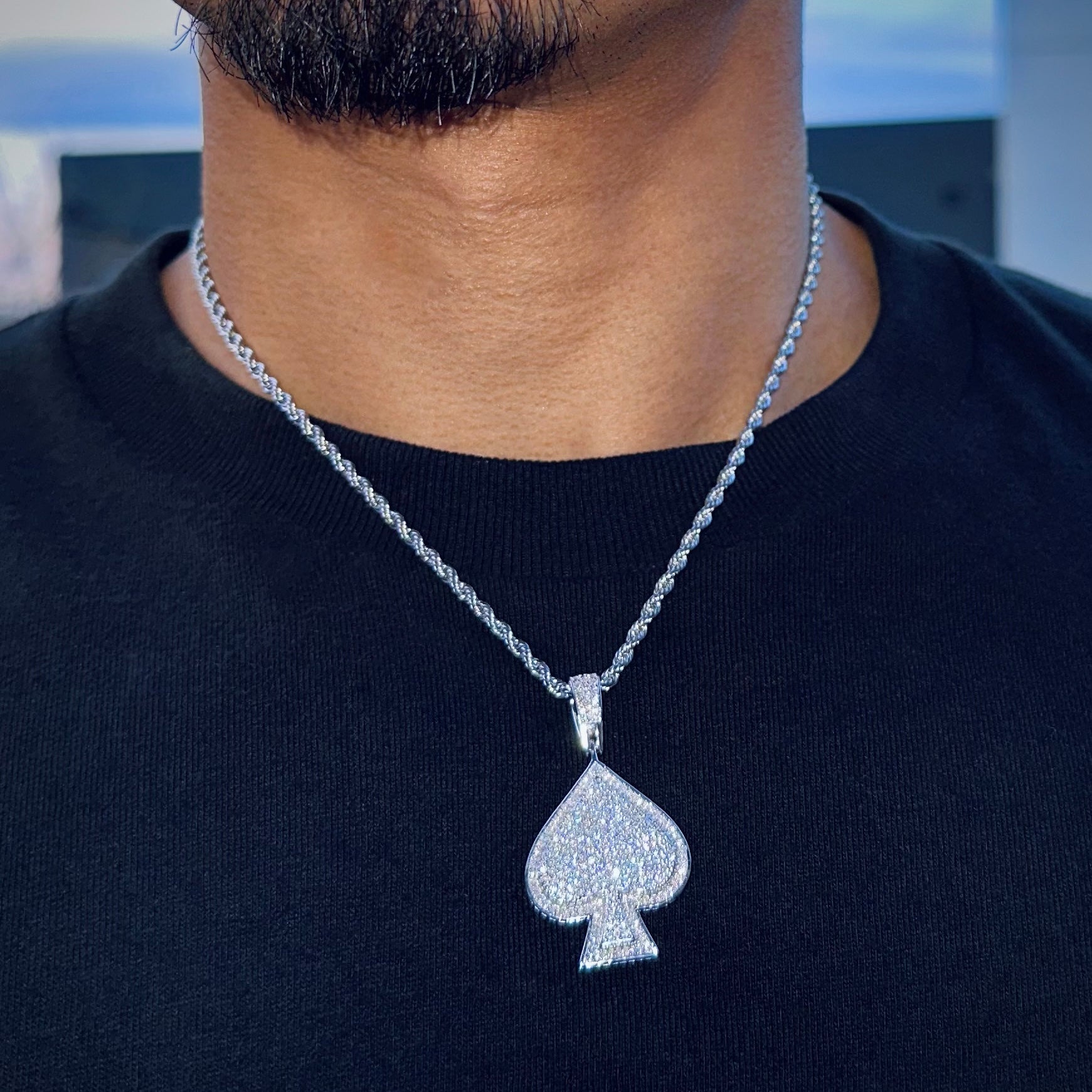 Moissanite ACE Diamond Pendant 3.2cts