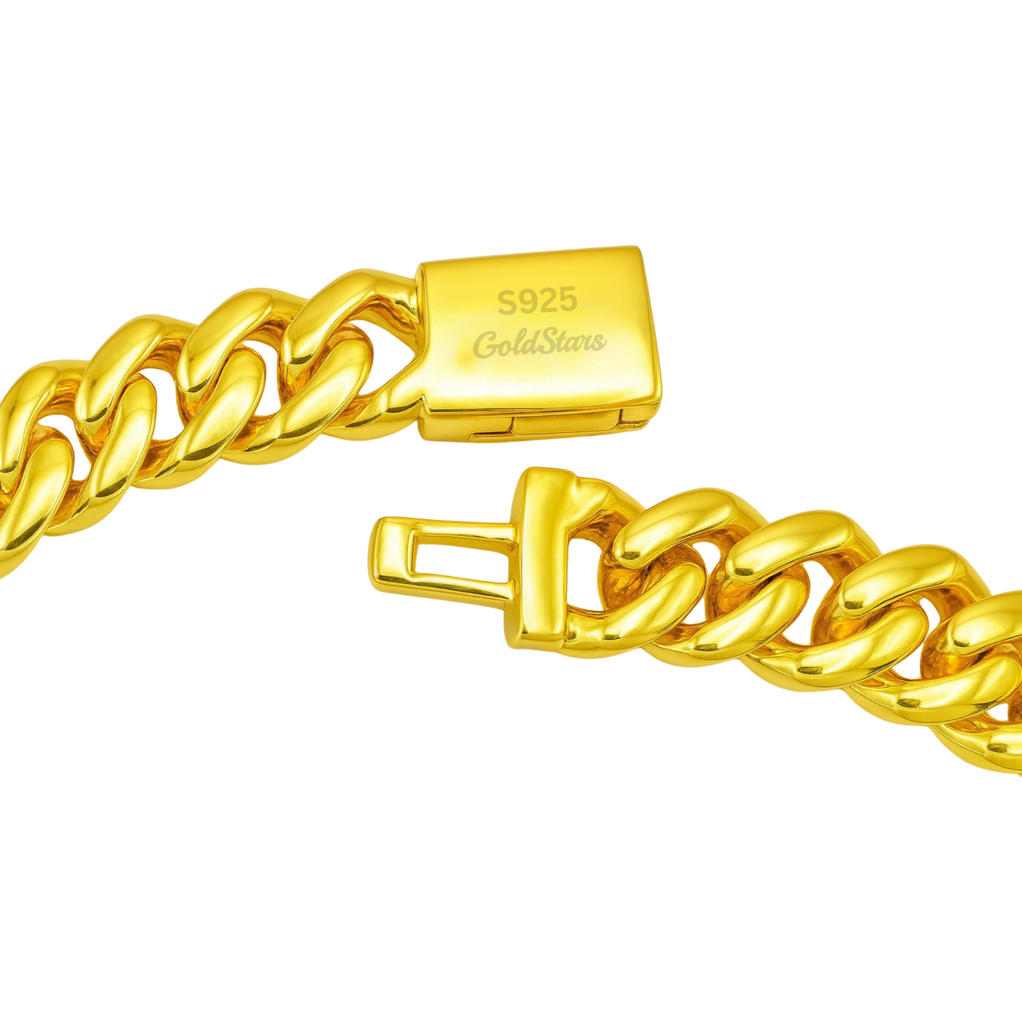 Moissanite Diamond Prongs Chain (14mm) 34cts