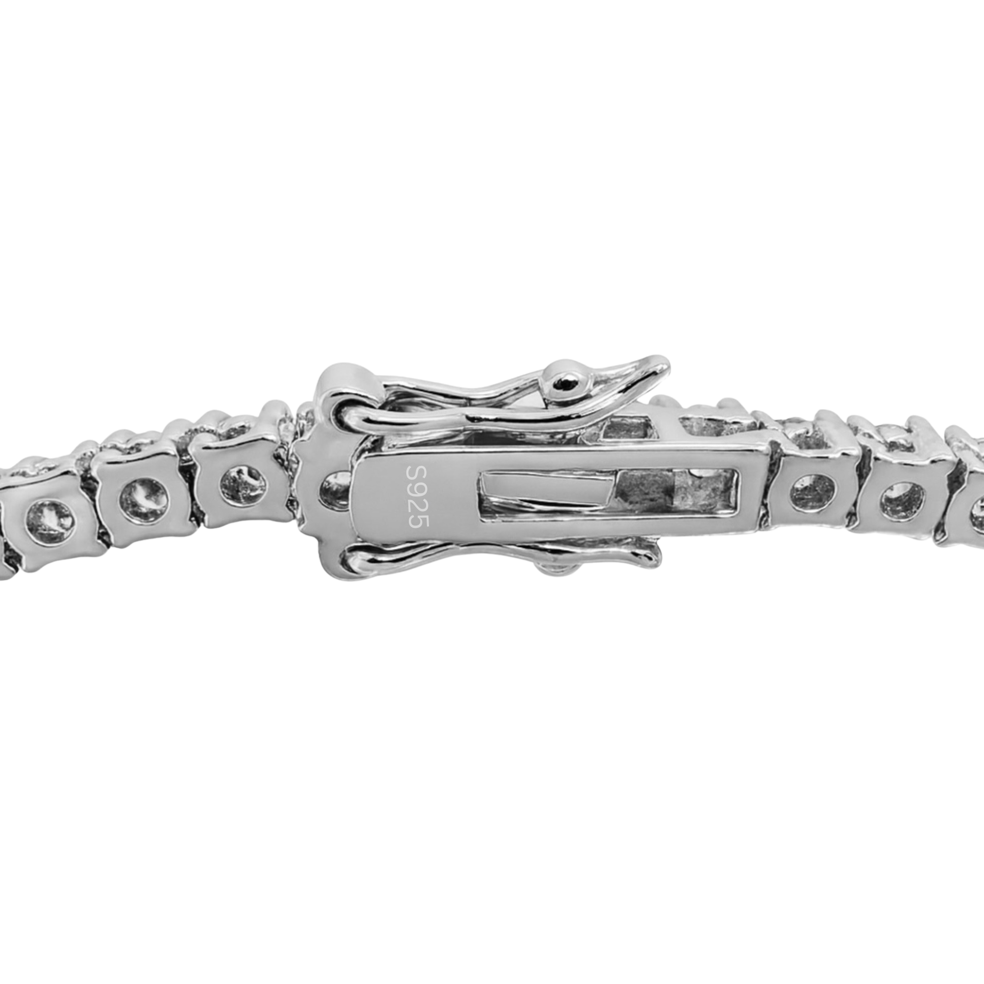 Moissanite Diamond Tennis Bracelet (3mm) 12cts