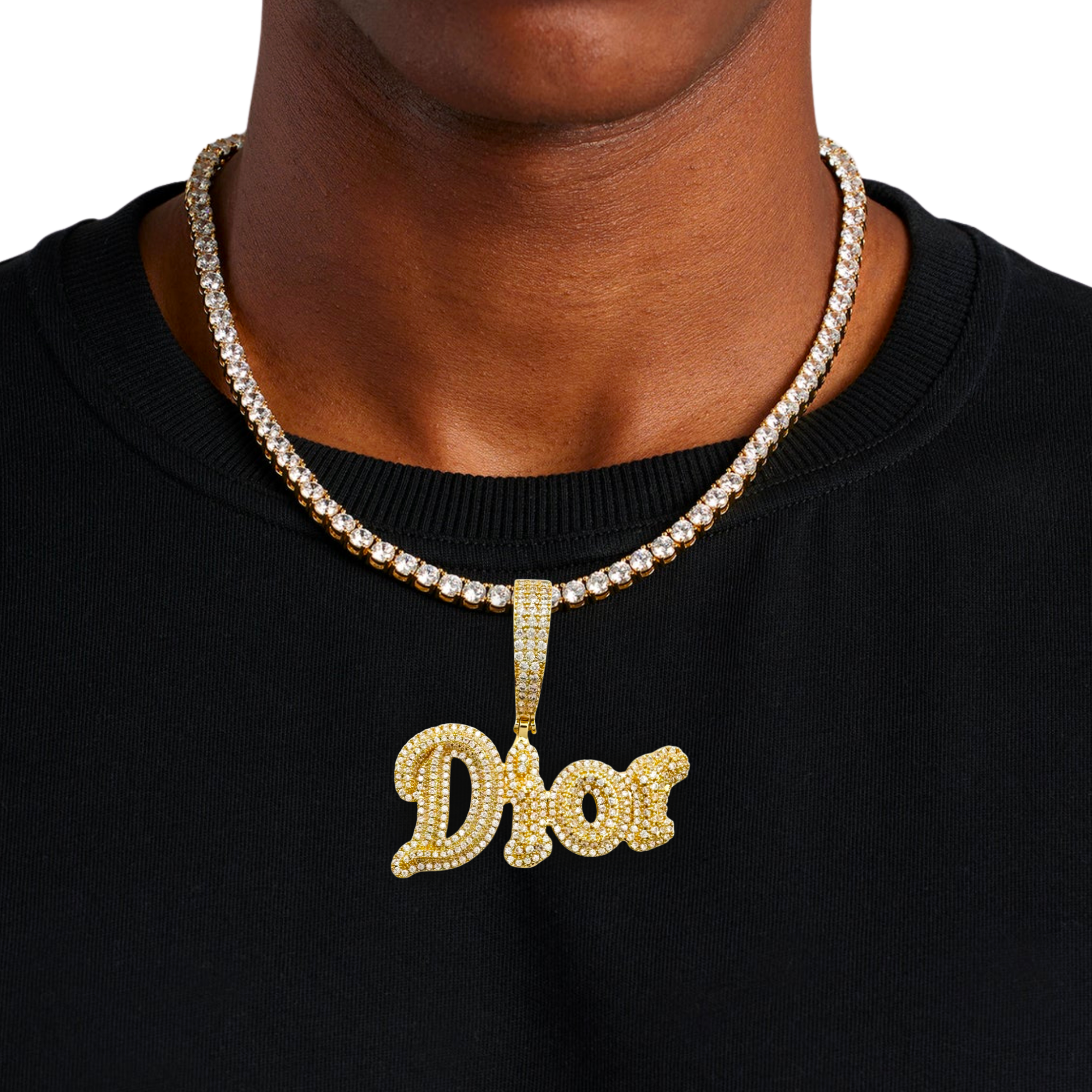 Dior Diamond Gold Pendant