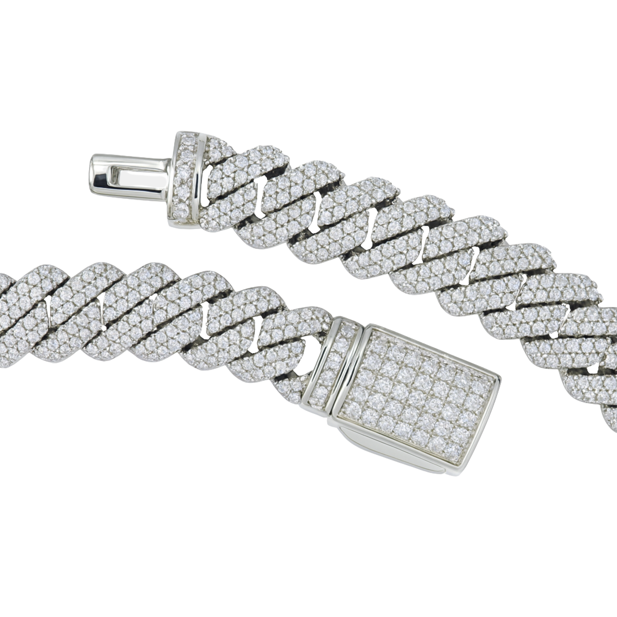 Diamond Prong Chain 8mm