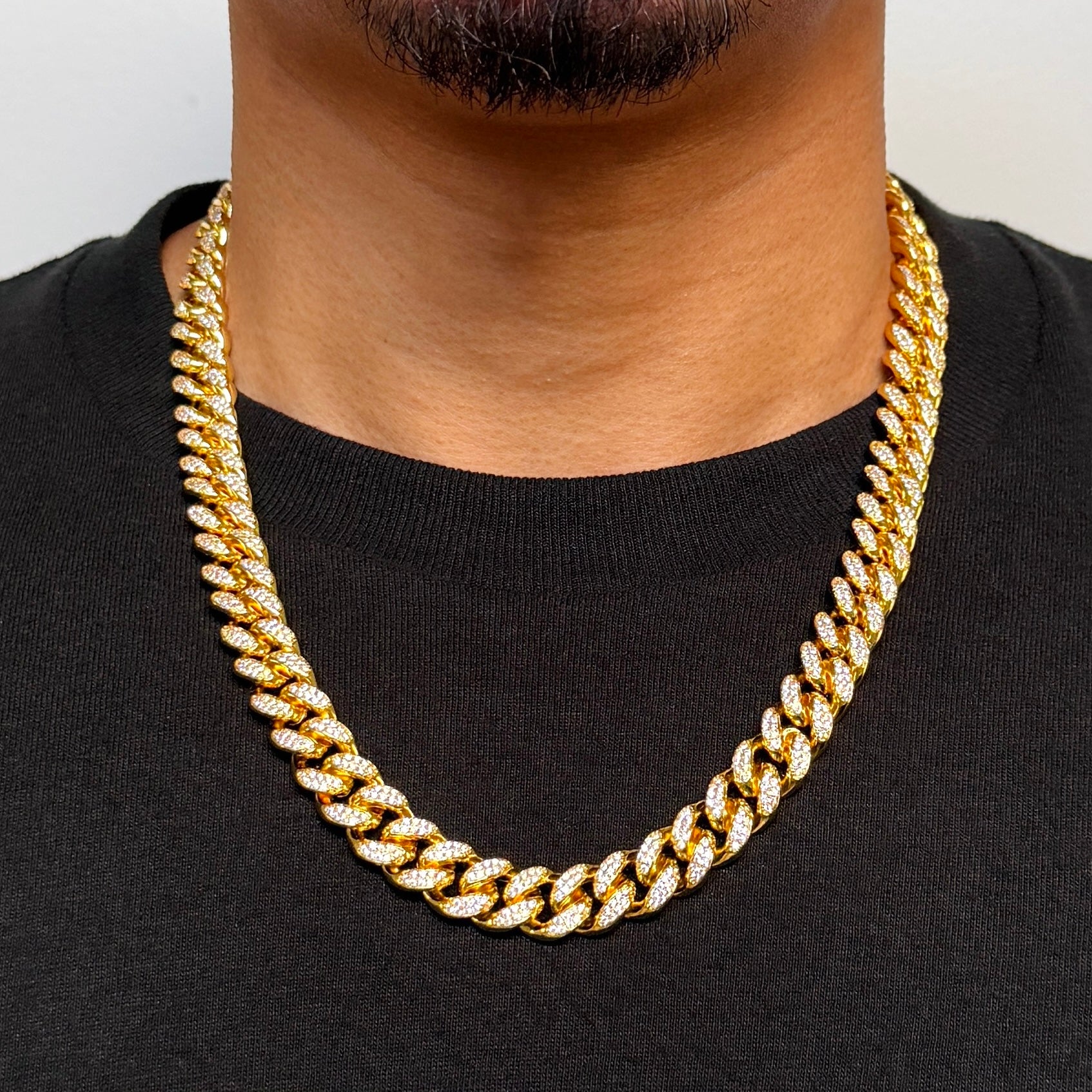 Miami Cuban Diamond Chain 12mm