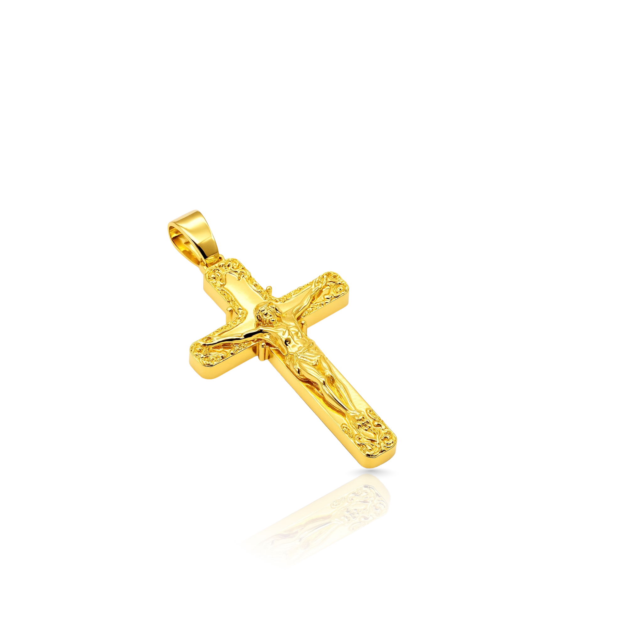 Jesus Cross Gold Pendant