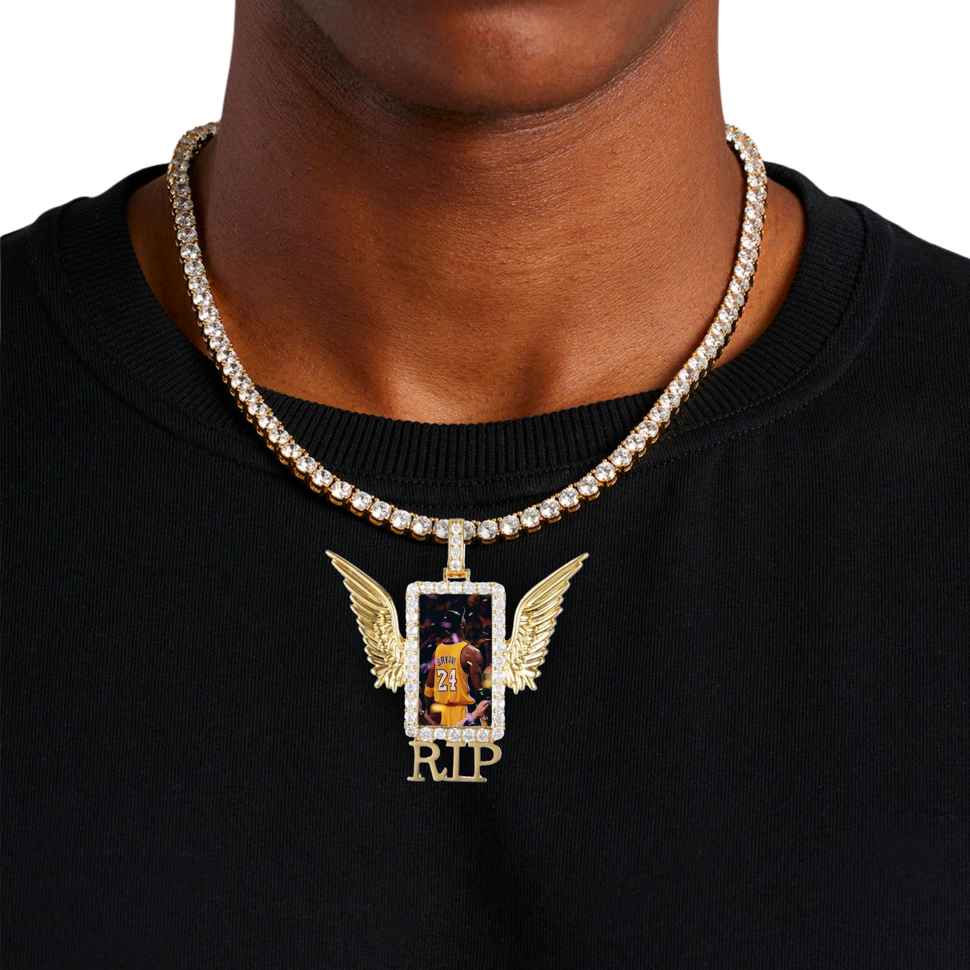 R.I.P Custom Photo Pendant