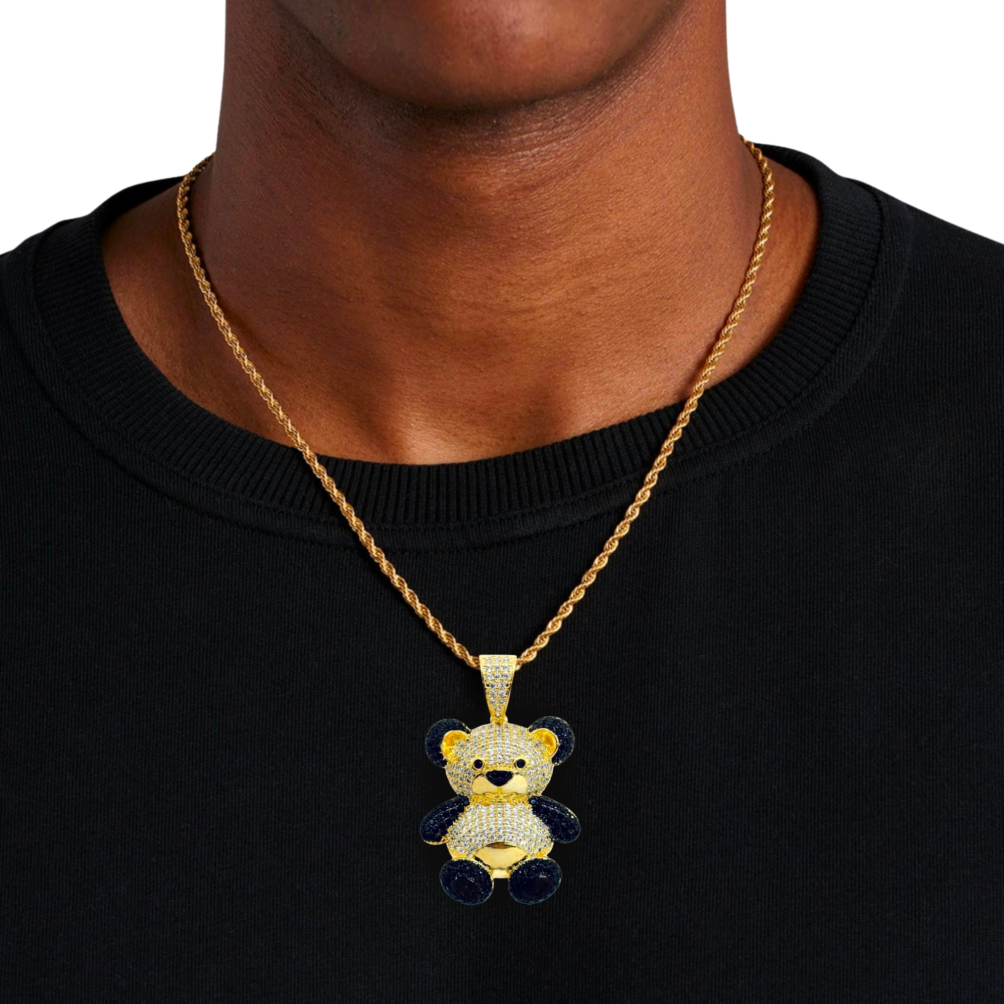Panda Diamond Gold Pendant