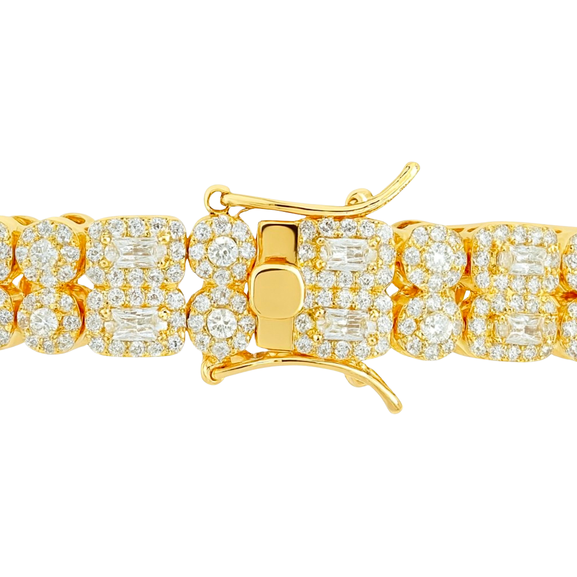 Double Clustered Tennis Bracelet