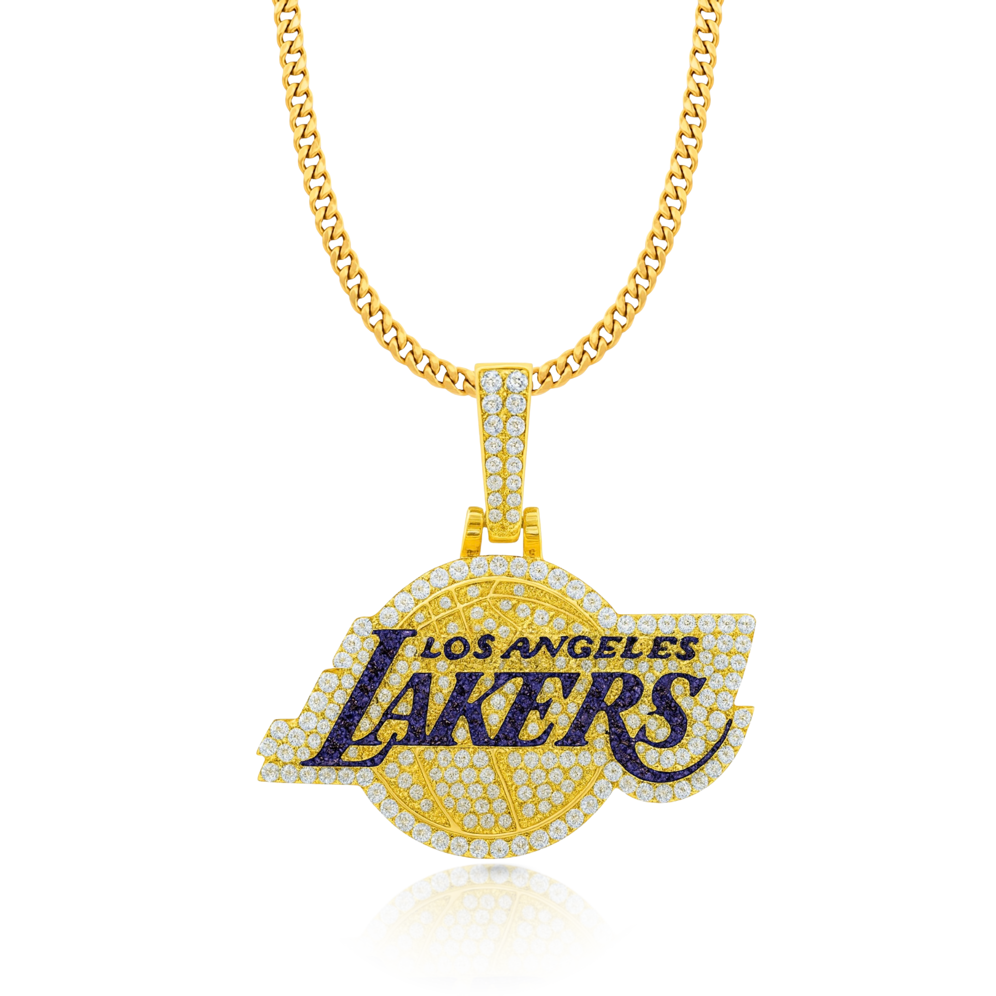 Lakers Diamond Gold Pendant