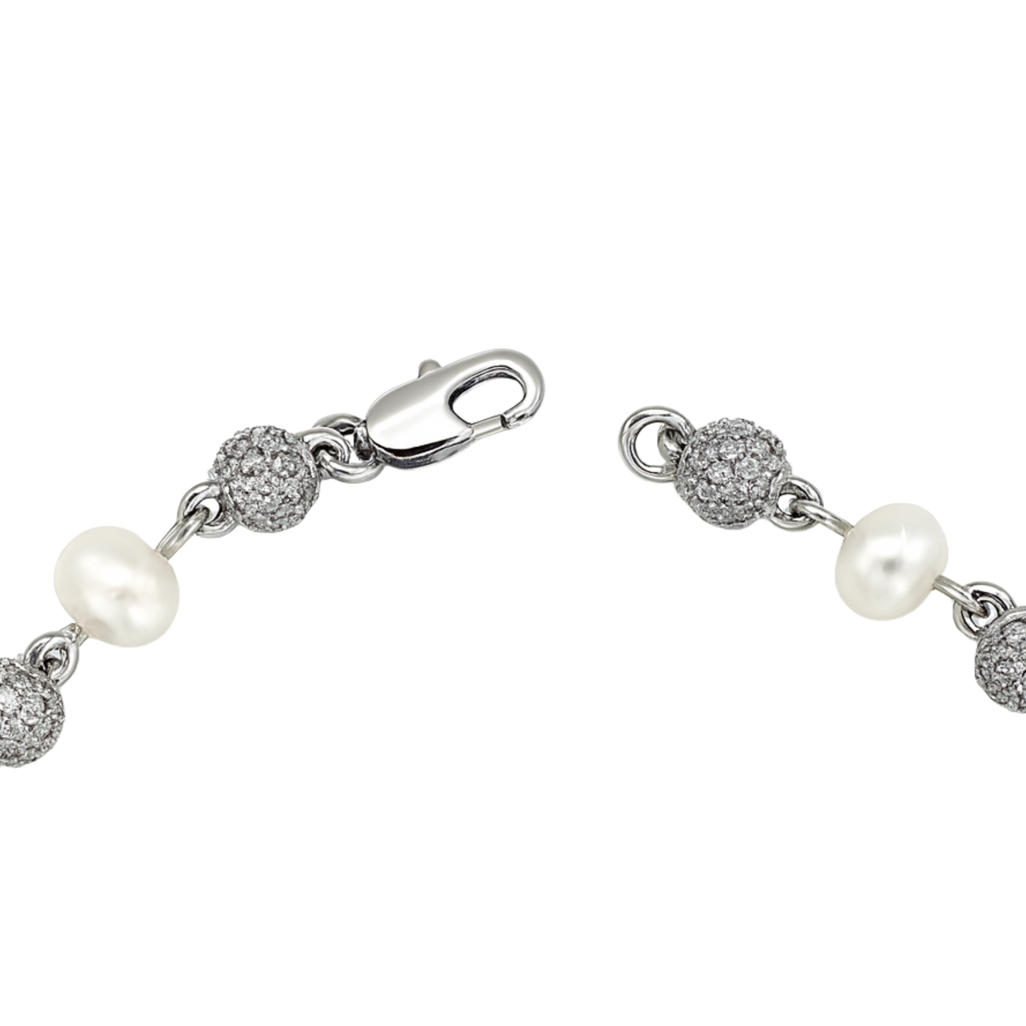 Iced ball Pearl Bracelet