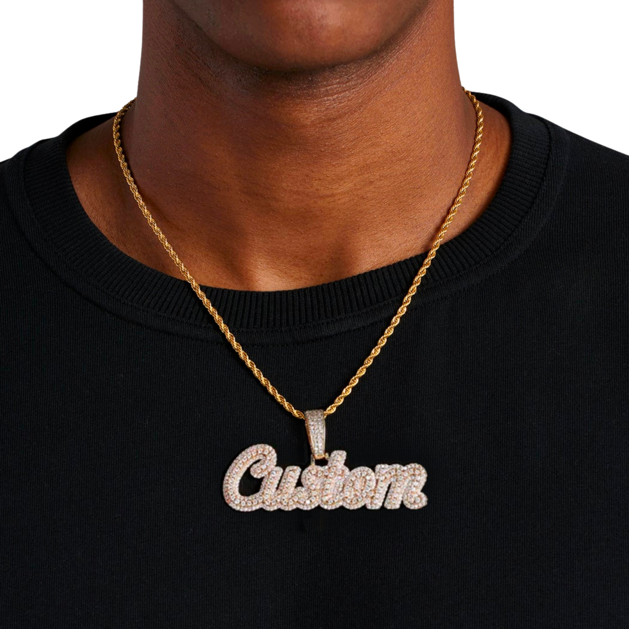 Cursive Letter Custom Pendant