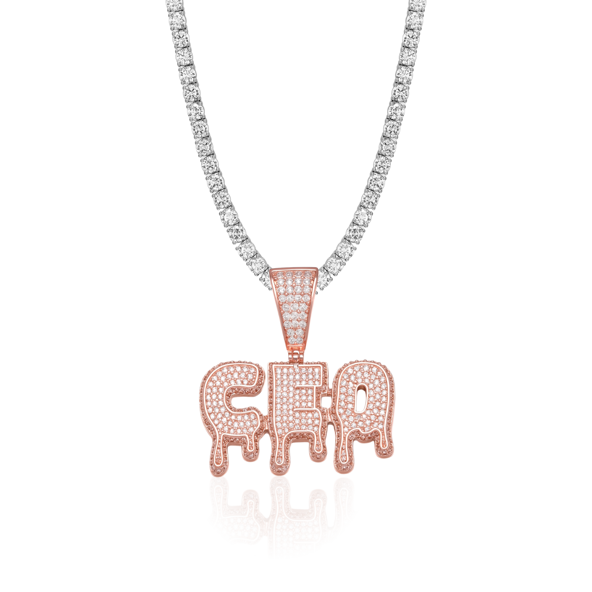 Drip Letter Custom Pendant