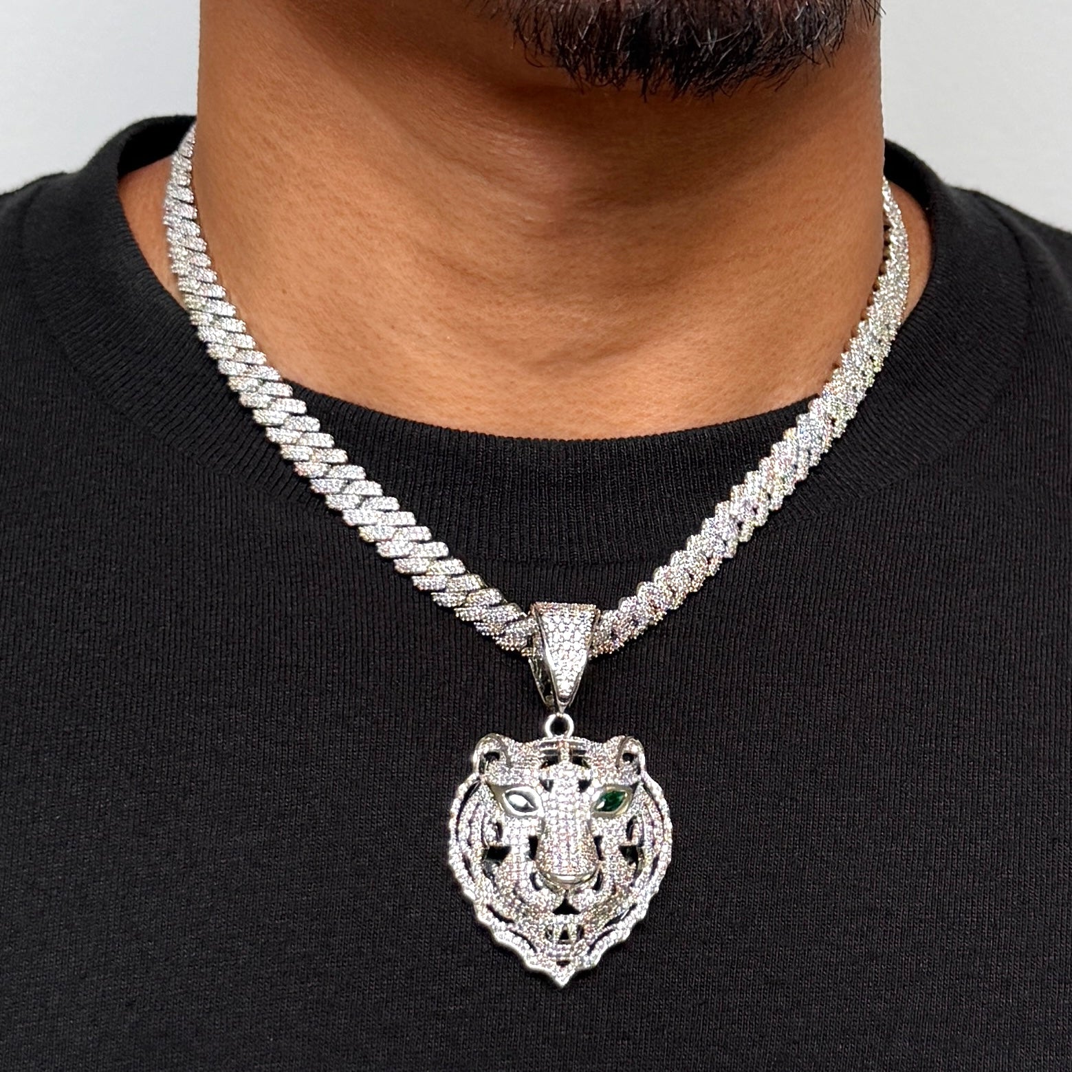 Tiger Diamond Pendant