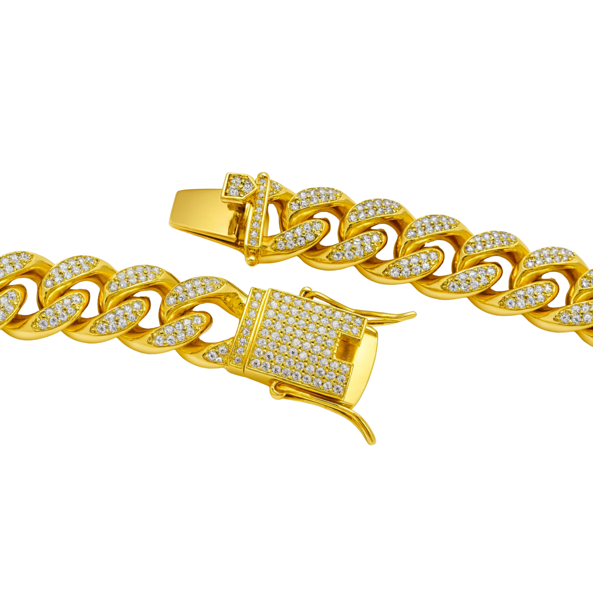 Miami Cuban Diamond Bracelet 10mm