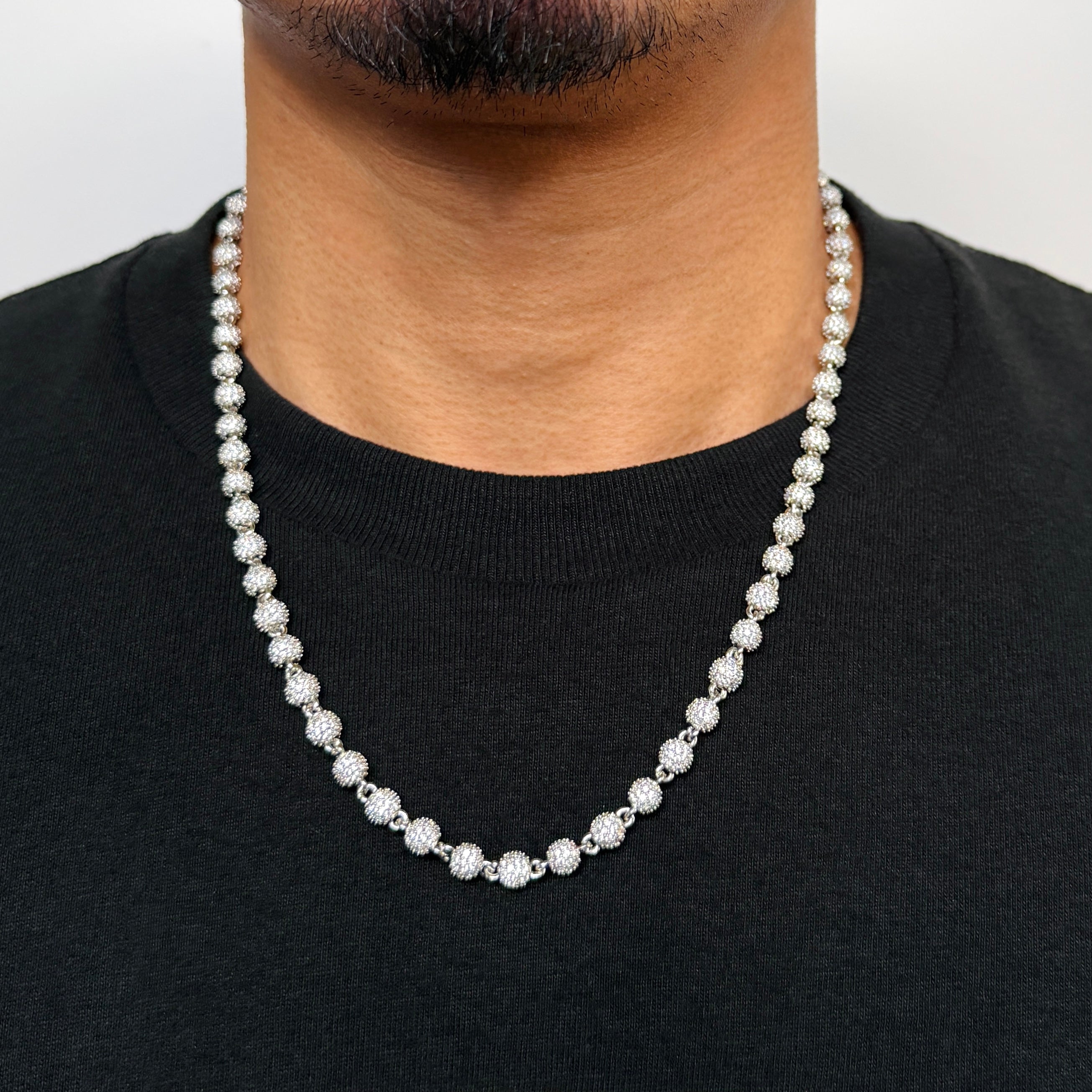 Iced Balls Diamond Chain 6mm