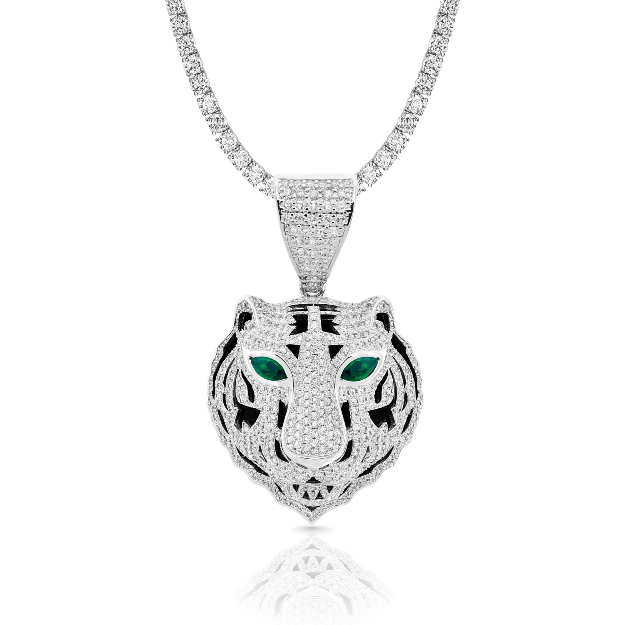Tiger Diamond Pendant