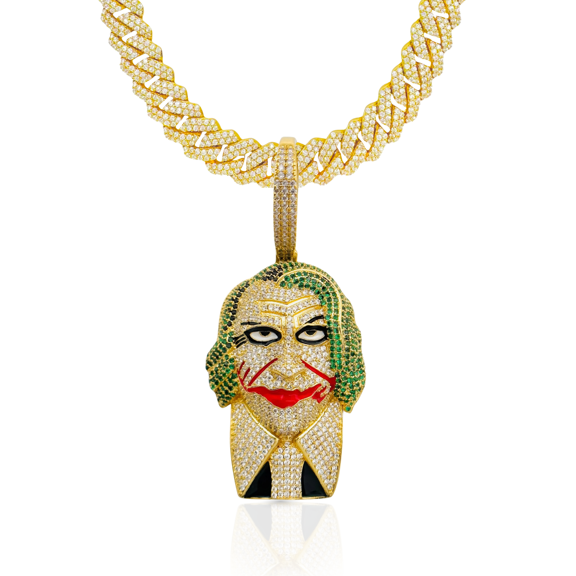Joker Diamond Gold Pendant