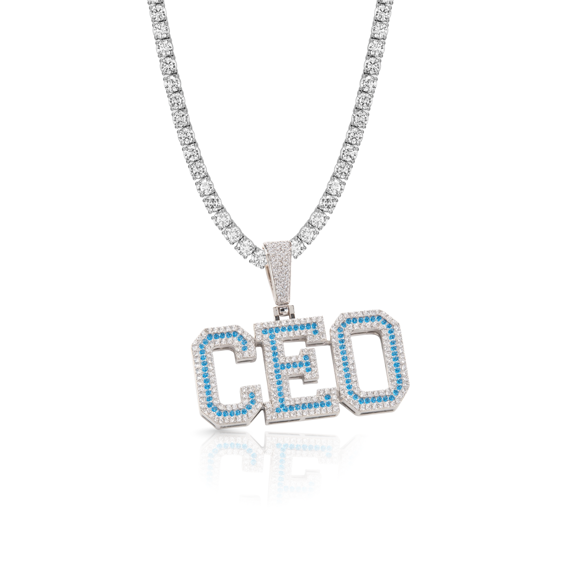 Multicolor Diamond Custom Pendant