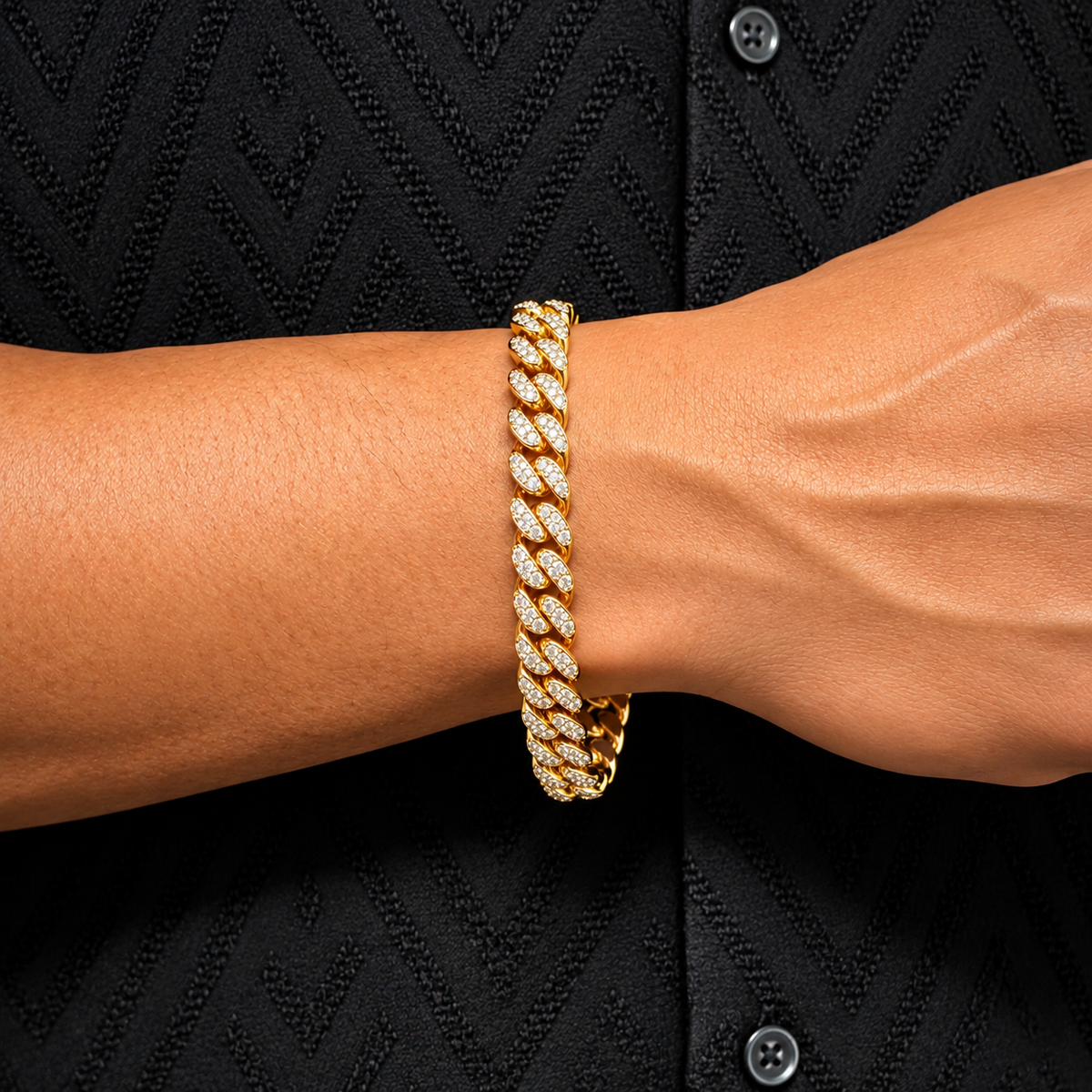 Havana Diamond Bracelet 8mm
