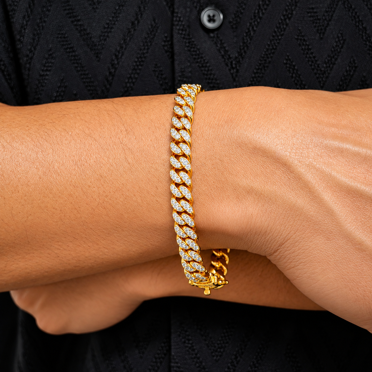 Havana Diamond Bracelet 8mm