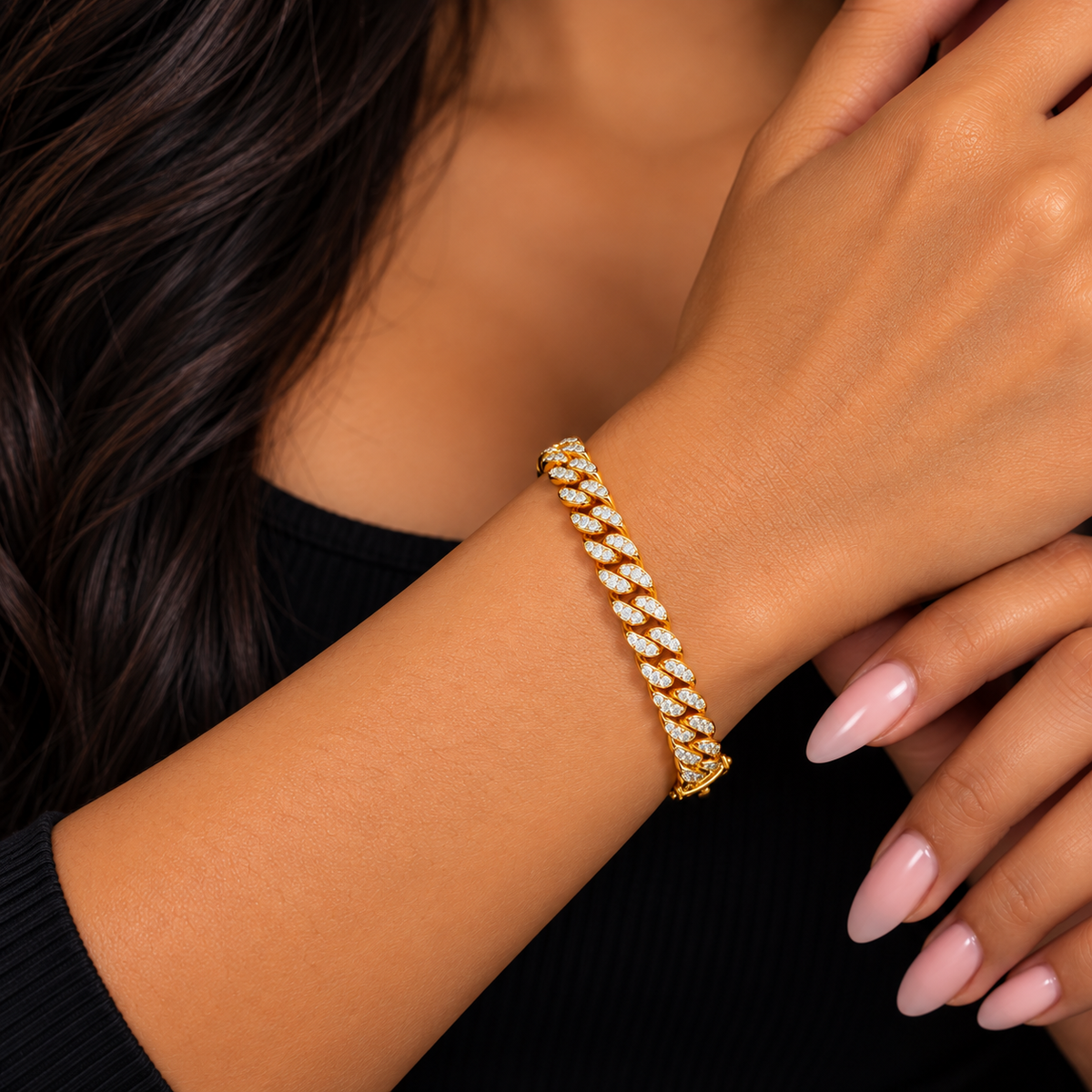 Havana Diamond Bracelet 8mm