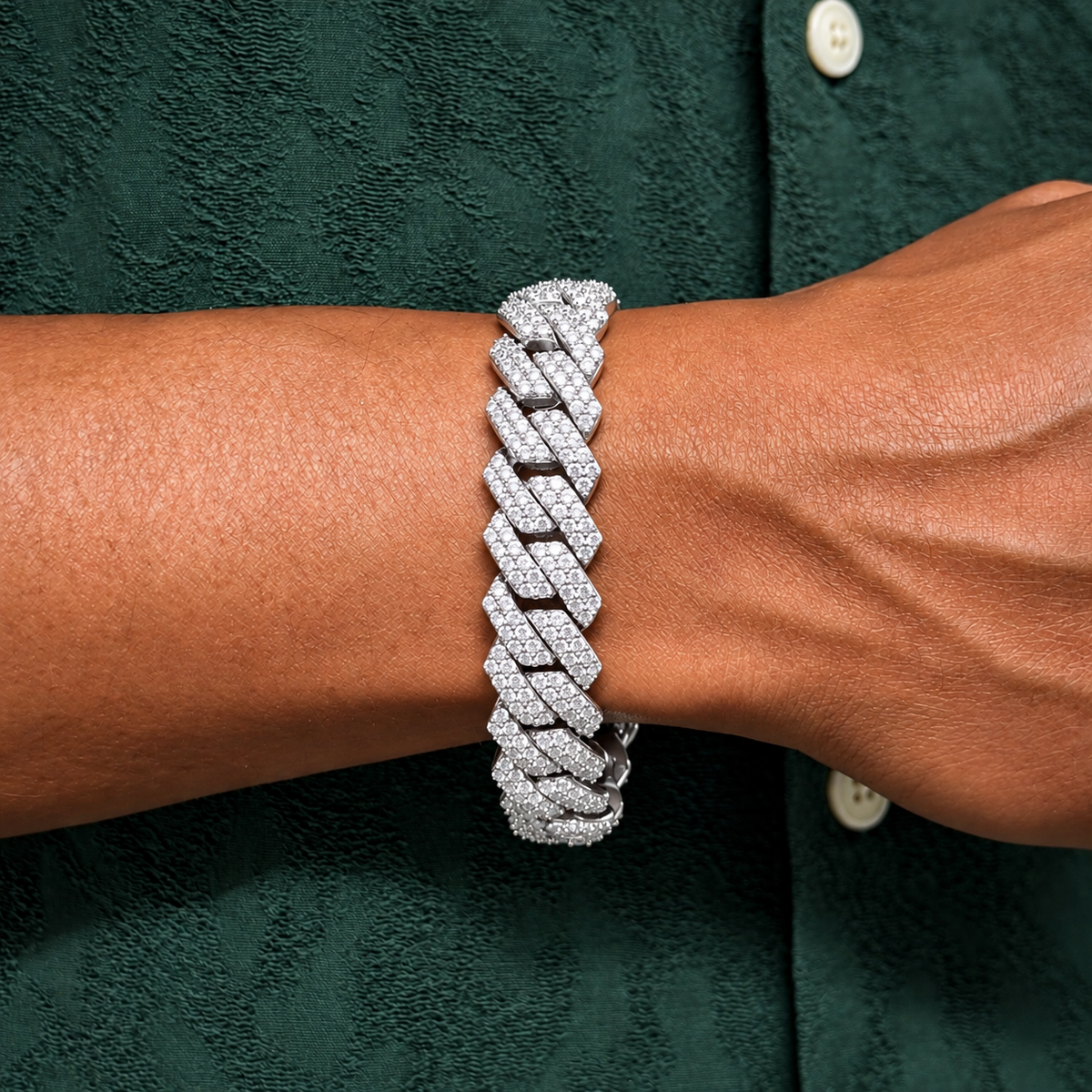 Diamond Prong Bracelet 16mm