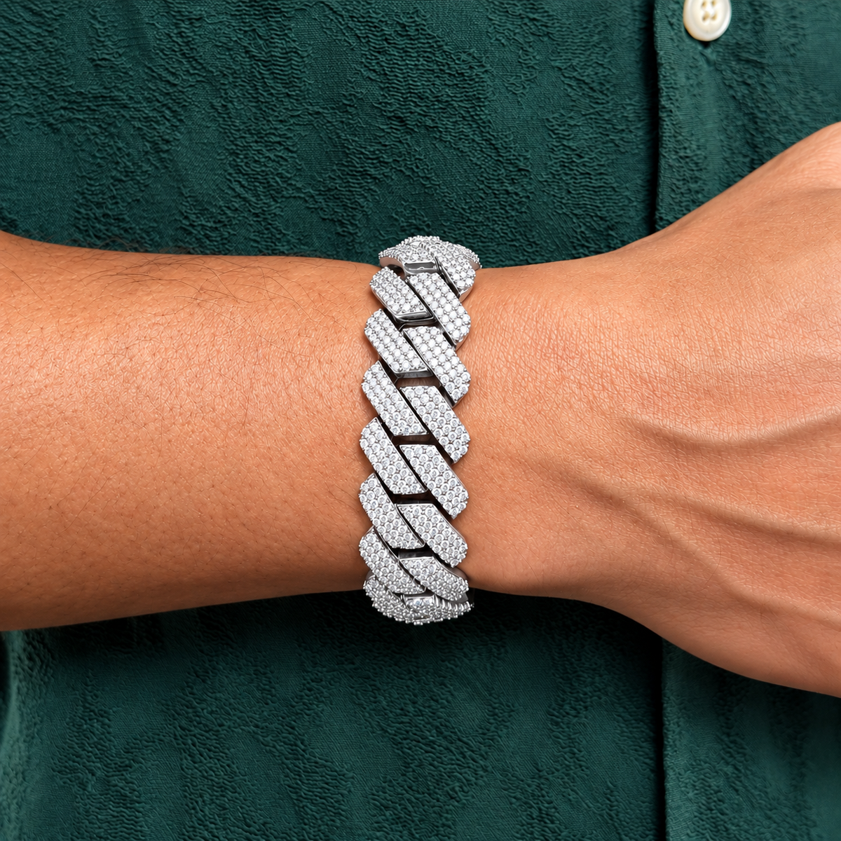 Diamond Prong Bracelet 19mm