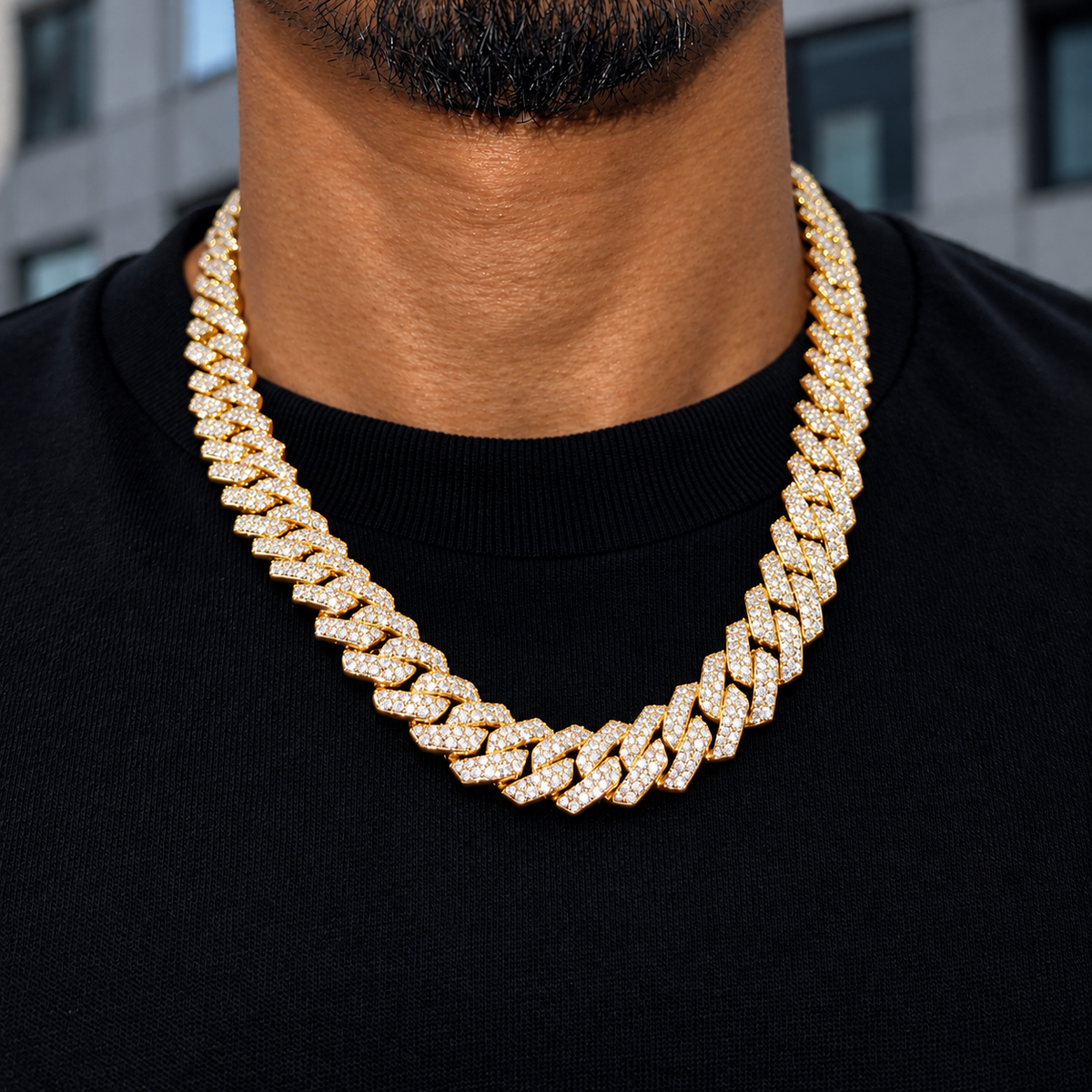 Diamond Prong Chain 16mm