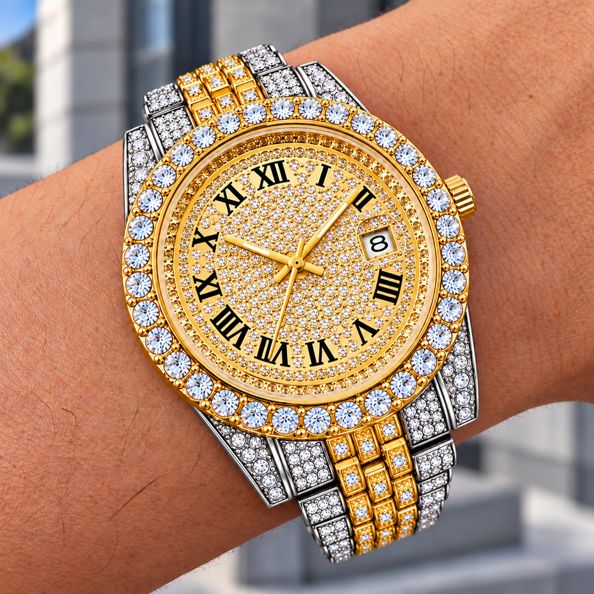 GStars Diamond Watch