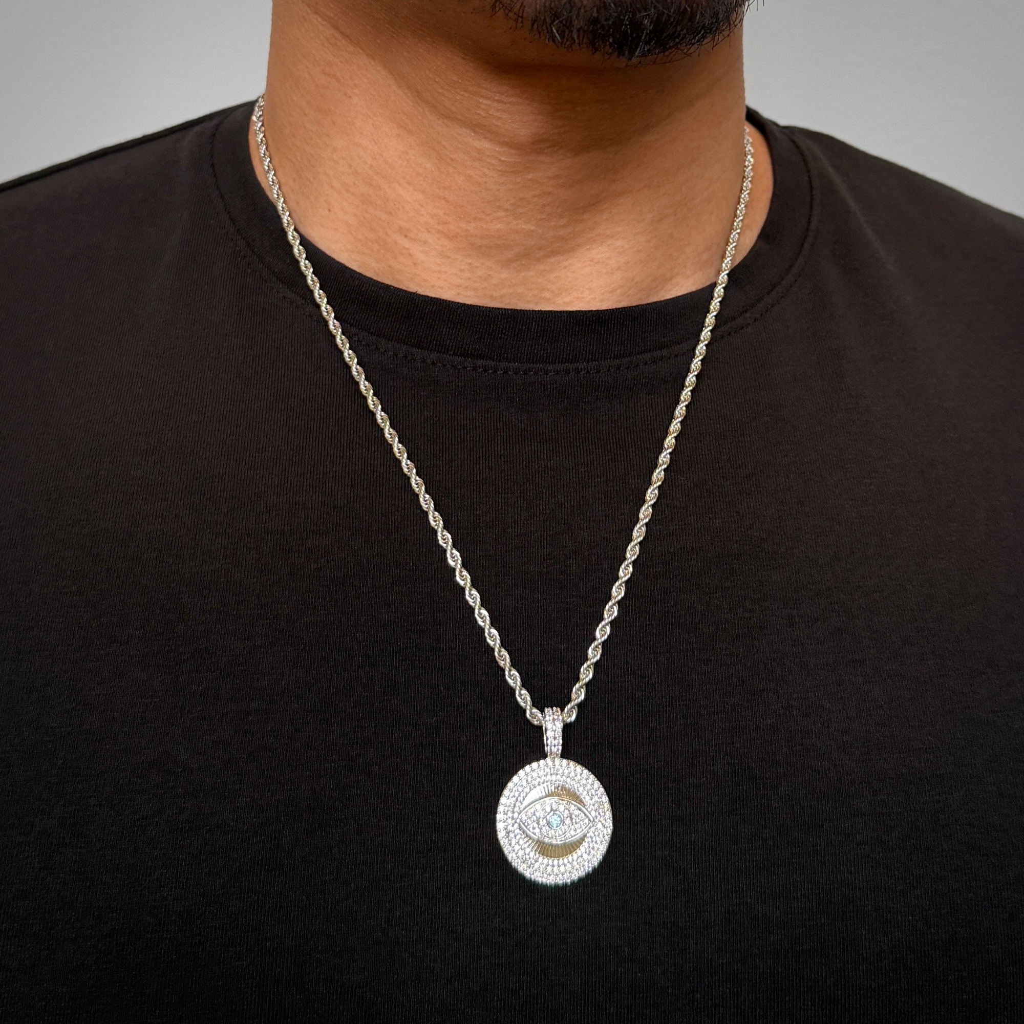 Evil Eye Diamond Pendant