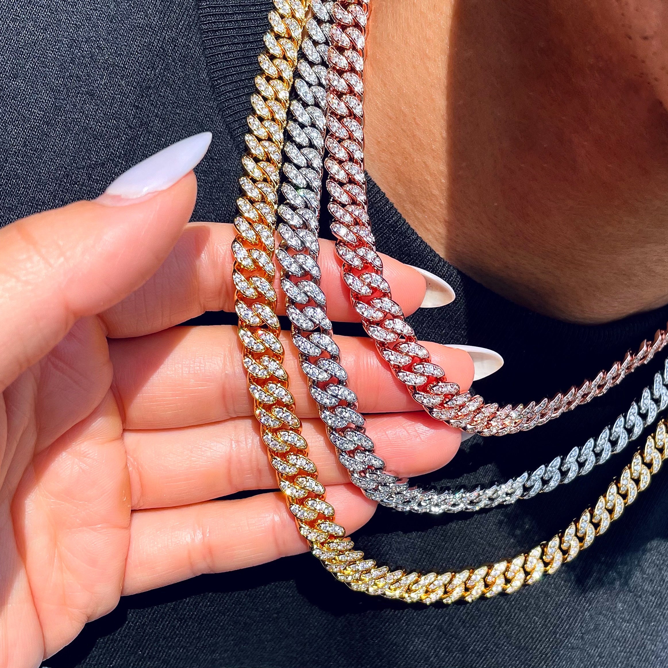 Havana Diamond Chain 8mm