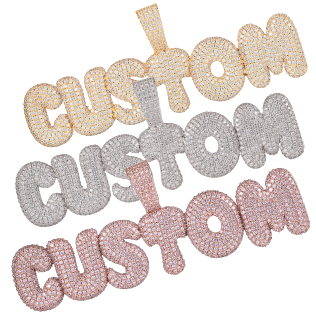 Custom Letter Pendants – GoldStarsDC Jewelry Co.