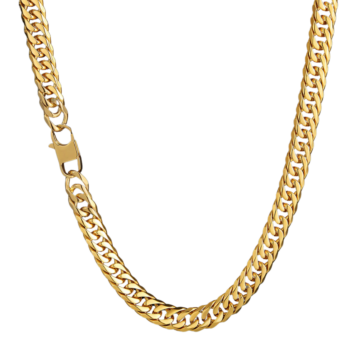 Curb Cuban 18K Gold Chain 10mm | Premium Quality – GoldStarsDC Jewelry Co.